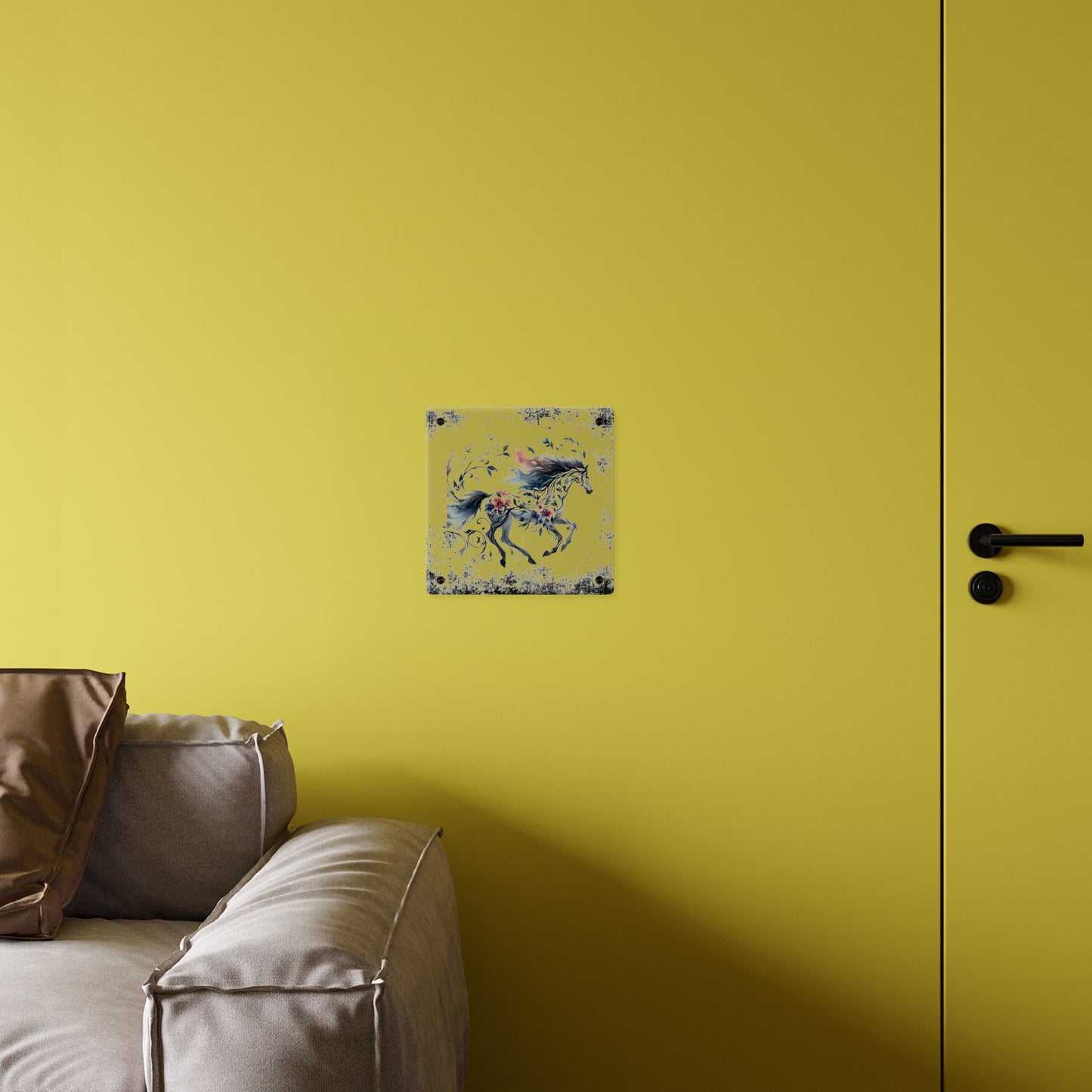 Celestial Horse Acrylic Wall Art Panel - Ethereal Home Decor