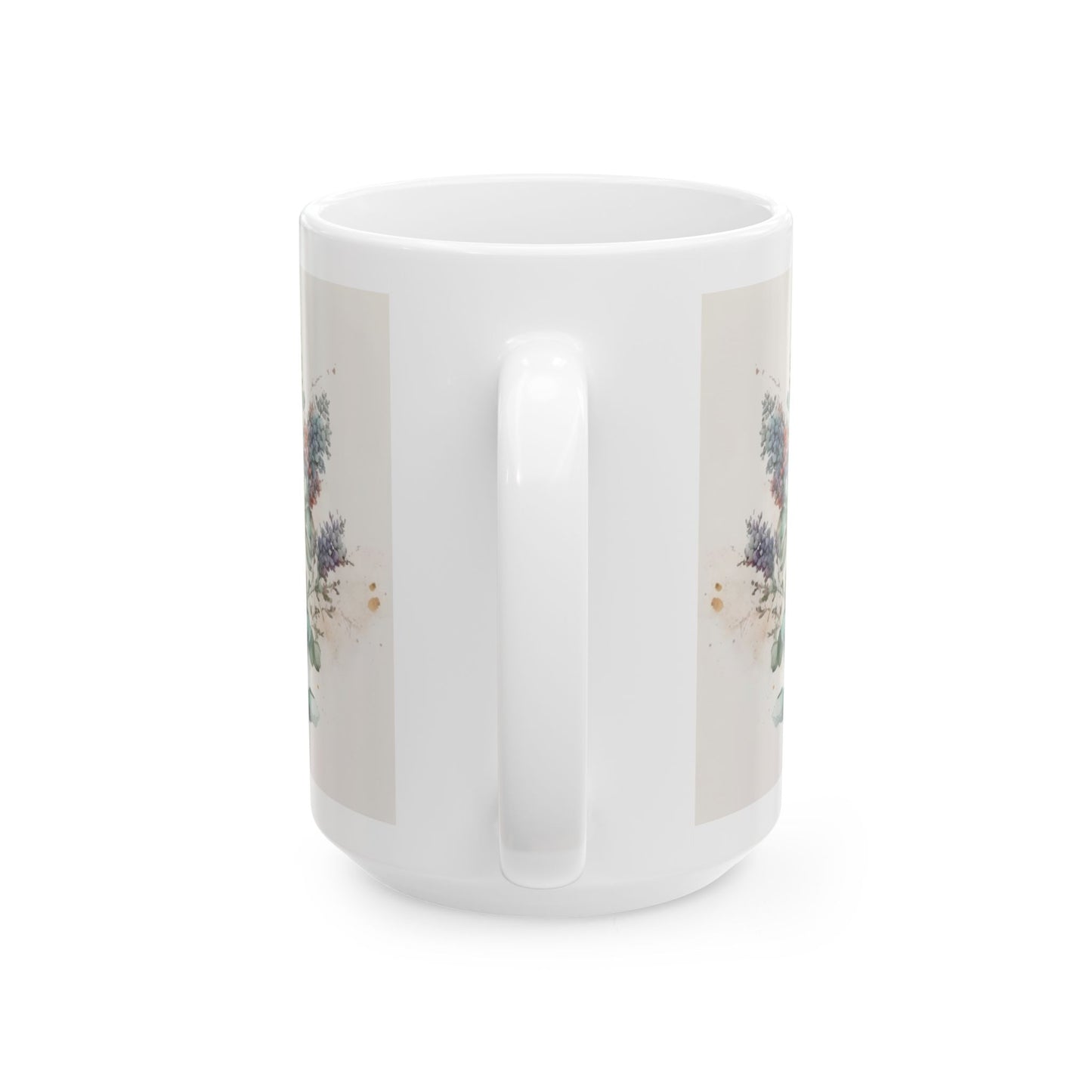 Mother's Day Floral Ceramic Mug - I'd Pick You, Love You Mom - 11oz & 15oz Options