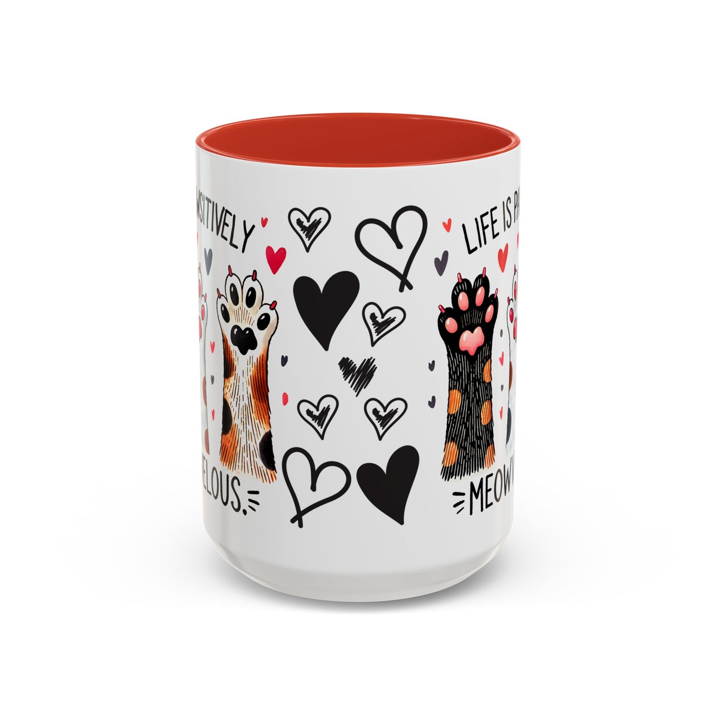 Coffee Mug - Humorous Stylish Cat Saying Mug, Gift Mug for Cat Lovers, Animal Lover Gift Idea, Housewarming Gift