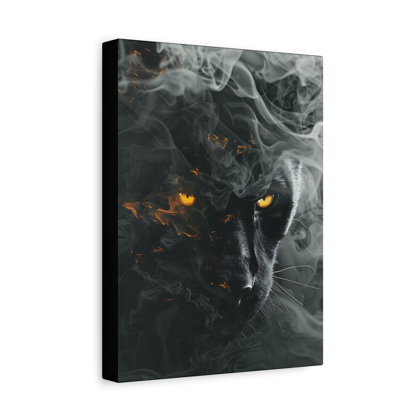 Mystical Panther Canvas Wall Art - 1.25" Stretched Wall Decor