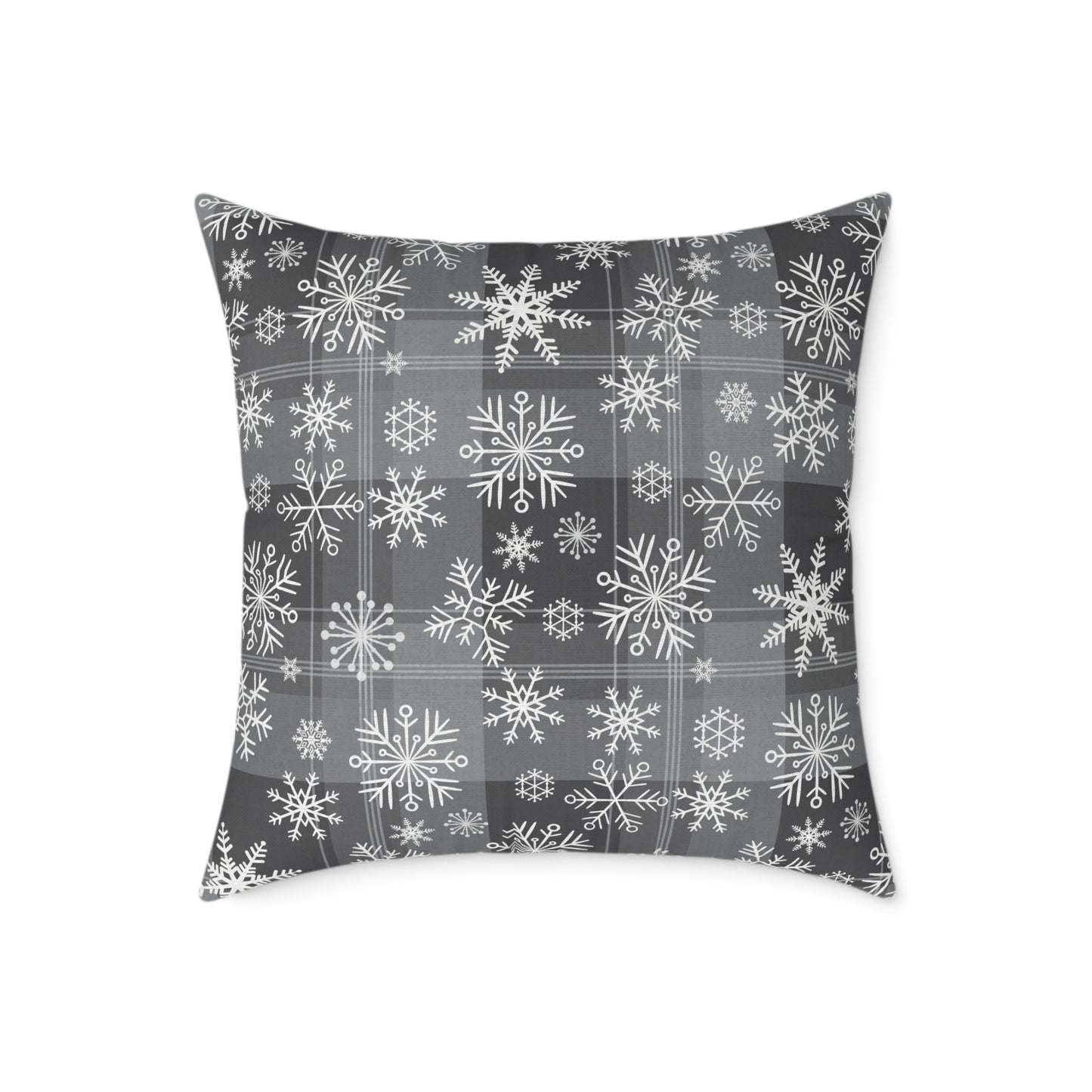 Holiday Funny Square Poly Canvas Pillow, Beautiful two-sided Holiday Decor. Holiday Humor for Home or Office, Accent for Any Room