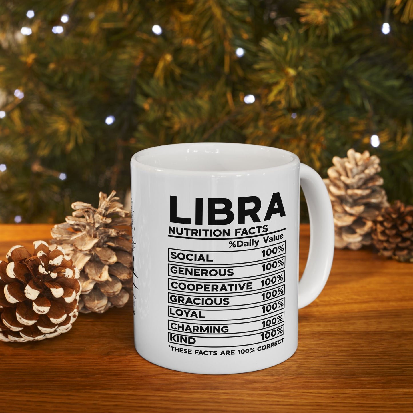 Libra Zodiac Ceramic Mug | 11oz & 15oz | Astrology Gifts for Libra Lovers