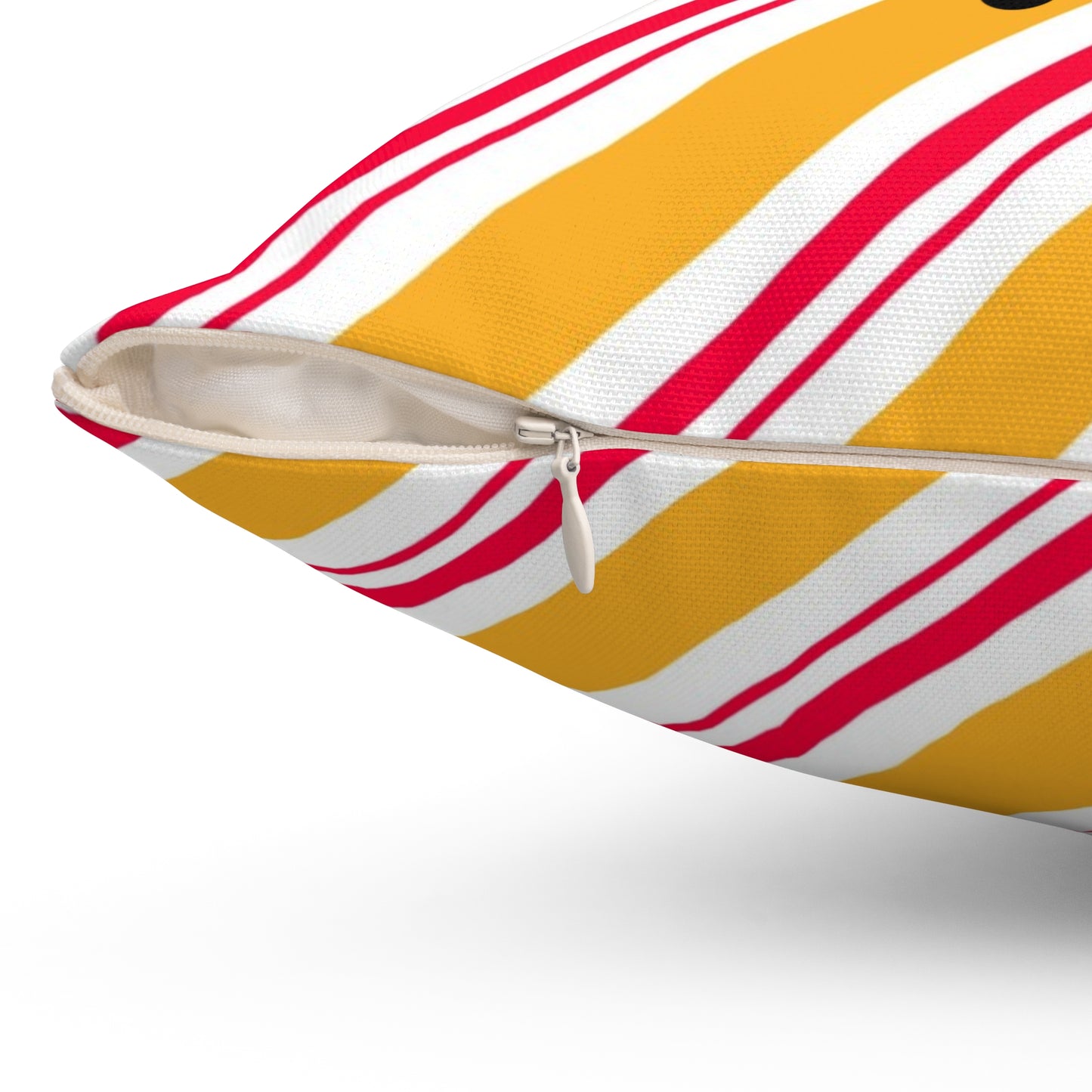 Holiday Spun Polyester Square Pillow, Animal Lovers, Dog Lover's Holiday Room Decor, Holiday Accent for Dog People, Housewarming Gift