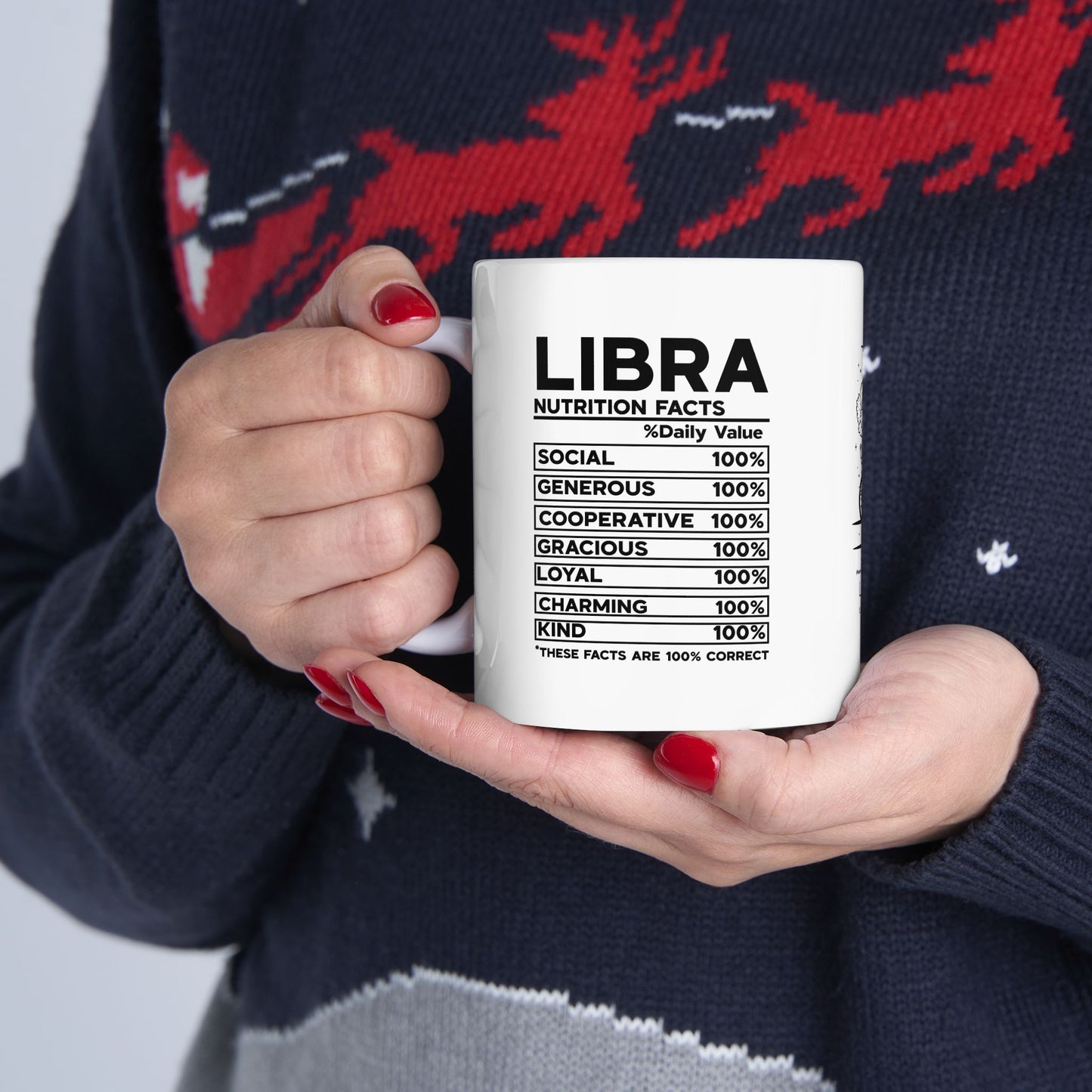 Libra Zodiac Ceramic Mug | 11oz & 15oz | Astrology Gifts for Libra Lovers