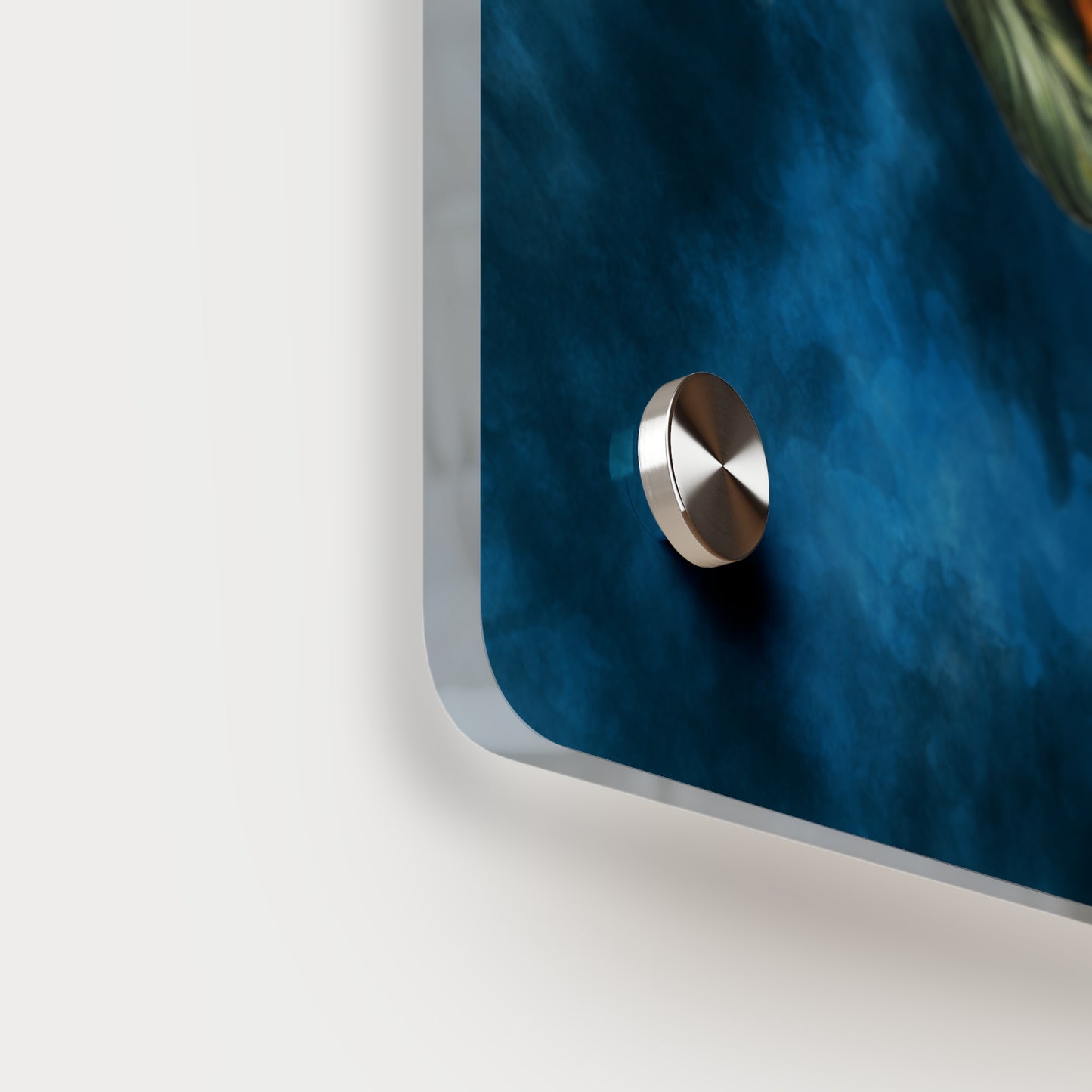 Inspirational Sunflower Acrylic Wall Art Panel - "Stronger Than The Storm"