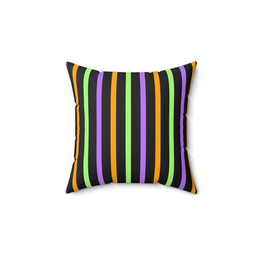 Halloween Theme Decorative Festive Spun Polyester Square Pillow, Home or Office Decor, Beautiful Accent for Any Room, For Everyday or Any Occasion