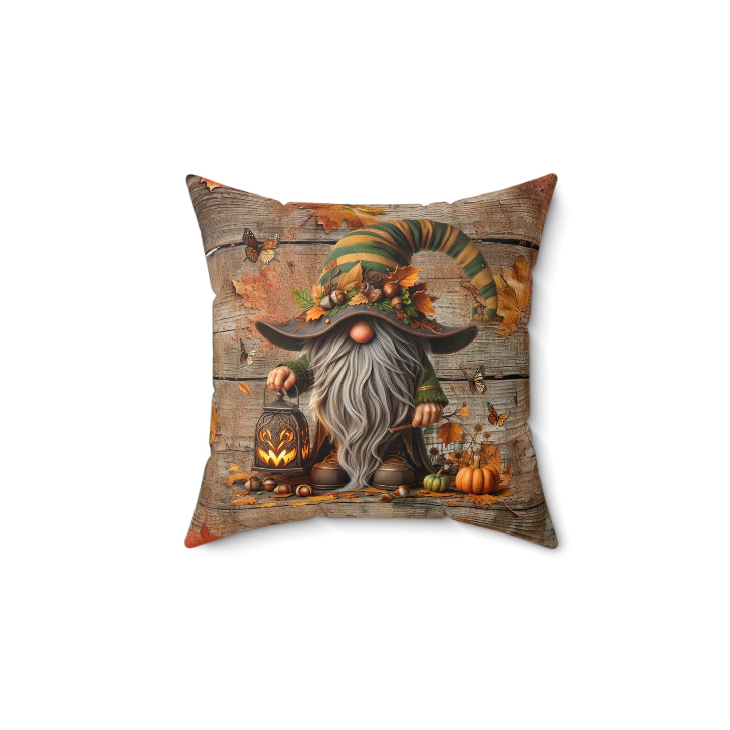 Autumn Gnome Pillow | Fall Decor, Cozy Home Accents, Seasonal Gift, Halloween Decor, Gnome Lover Gift