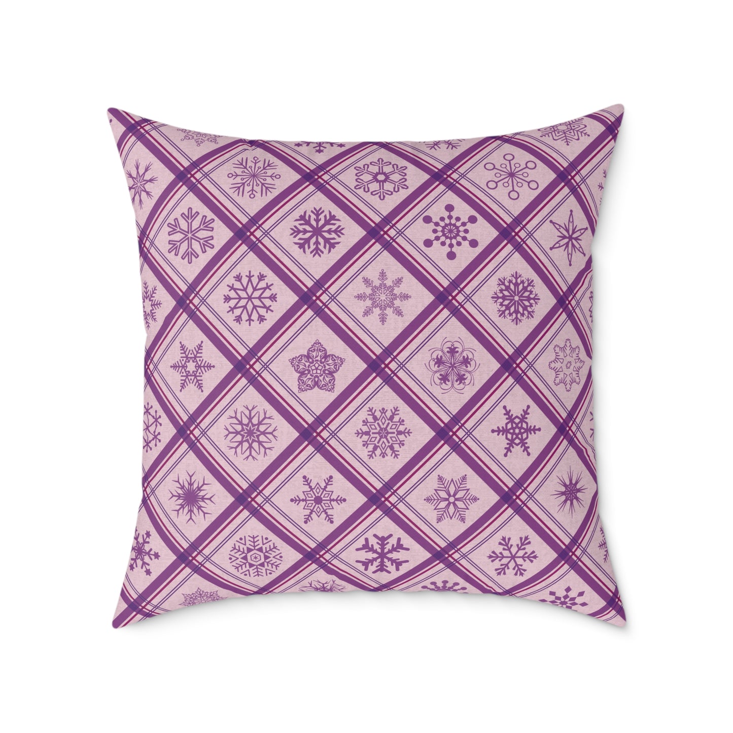 Holiday Humor Square Poly Canvas Pillow, Two-Sided Holiday Humor Decor Pillow for Home or Office, Accent for Any Room