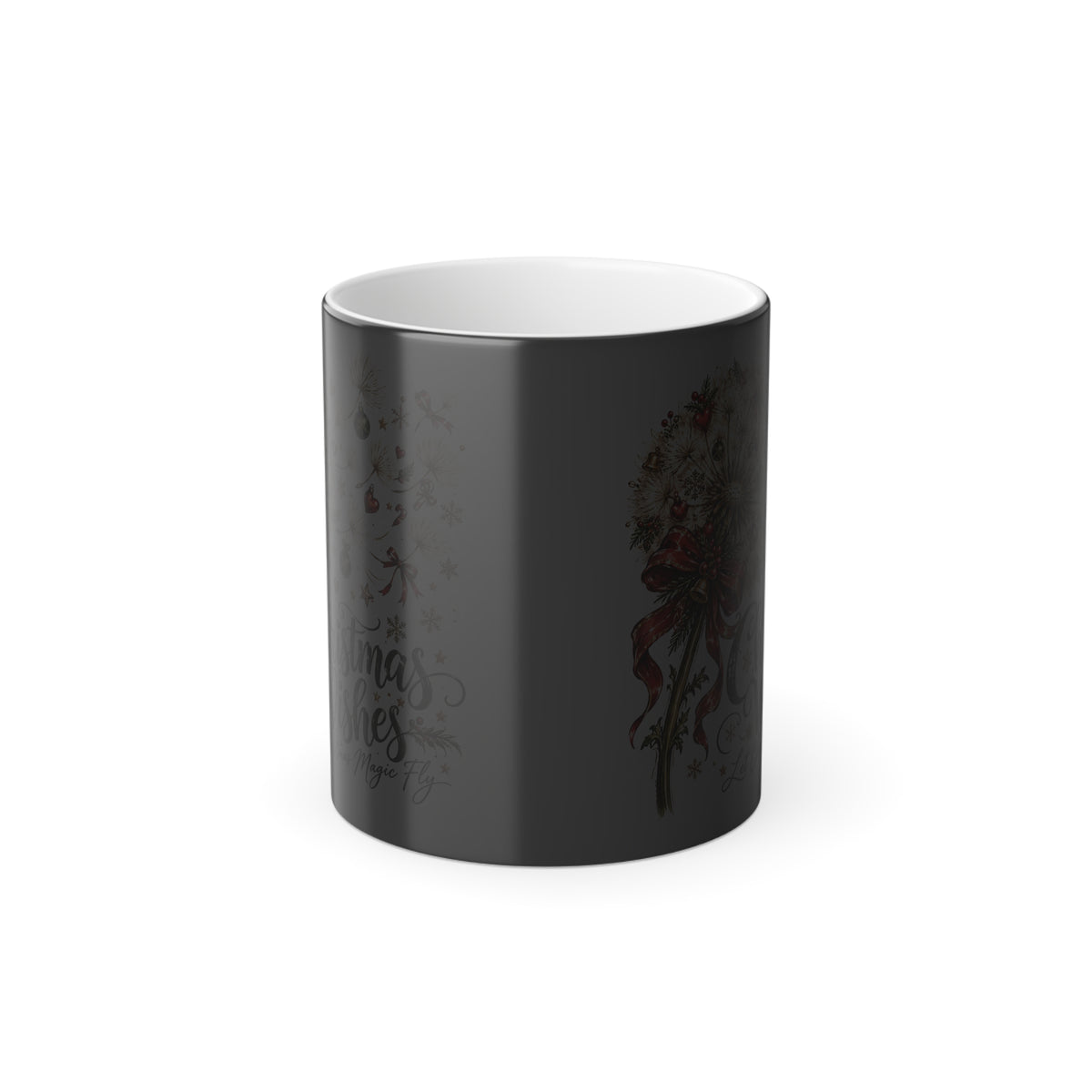 Merry Dandelion “Christmas Wishes” Color-Changing Mug