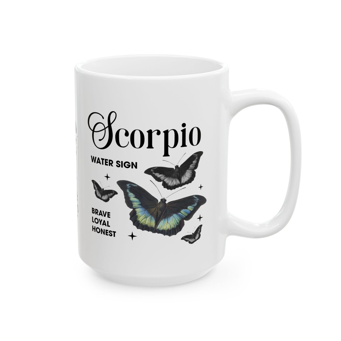 Scorpio Zodiac Ceramic Mug - Astrology Gift for Horoscope Lovers