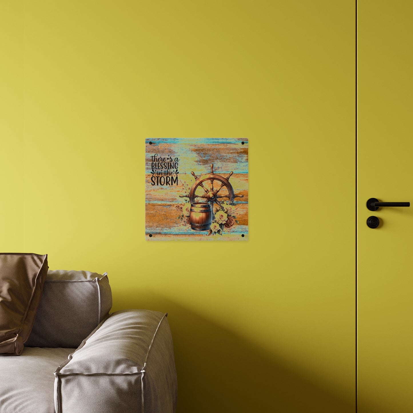 Nautical Blessings Acrylic Wall Art Panel - Inspiring Home Decor