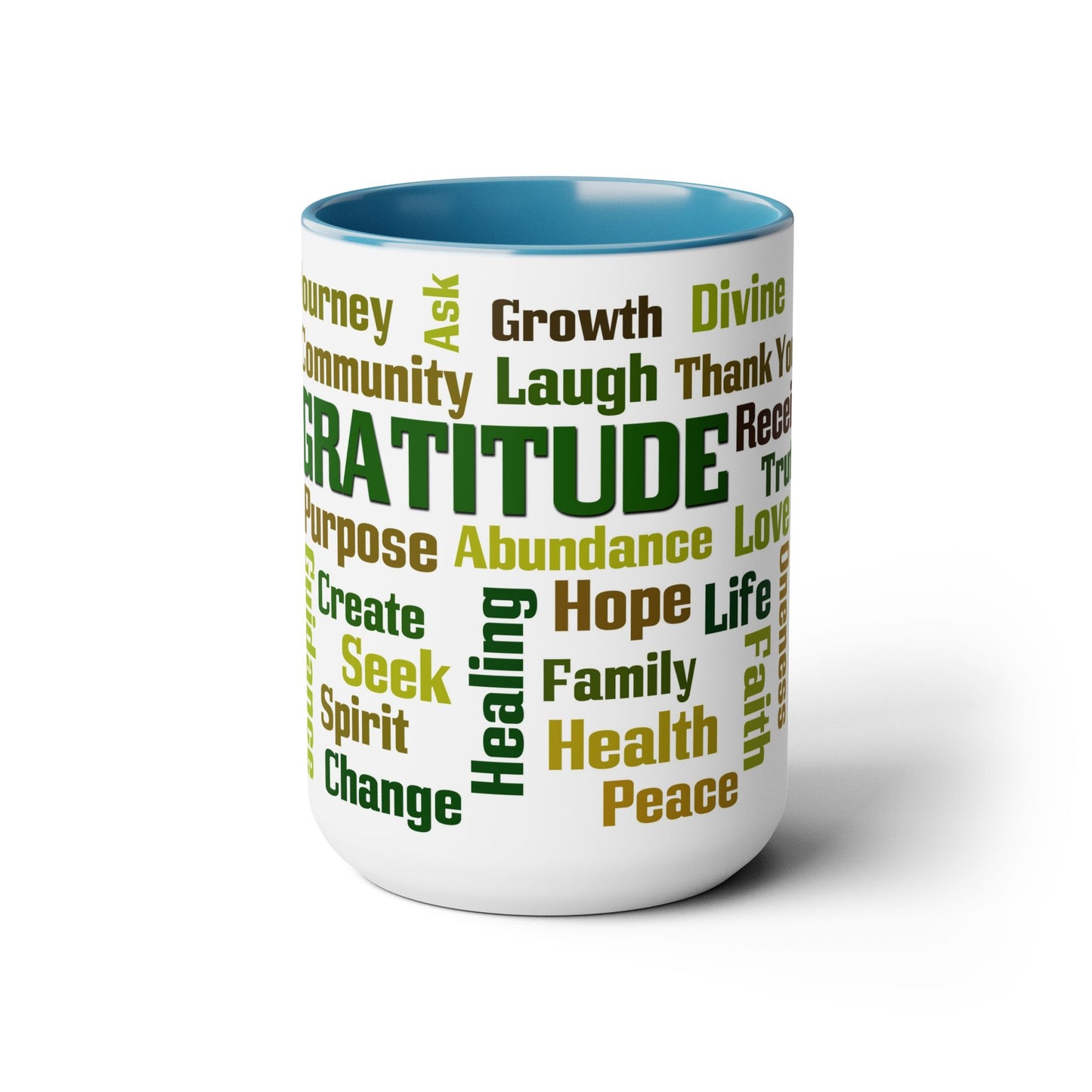 Inspirational Two-Tone Coffee Mugs,15oz, Coffee, Tea, Hot Chocolate Lovers, Gift Idea for Family, Friends and Co-Workers, for Any Occasion