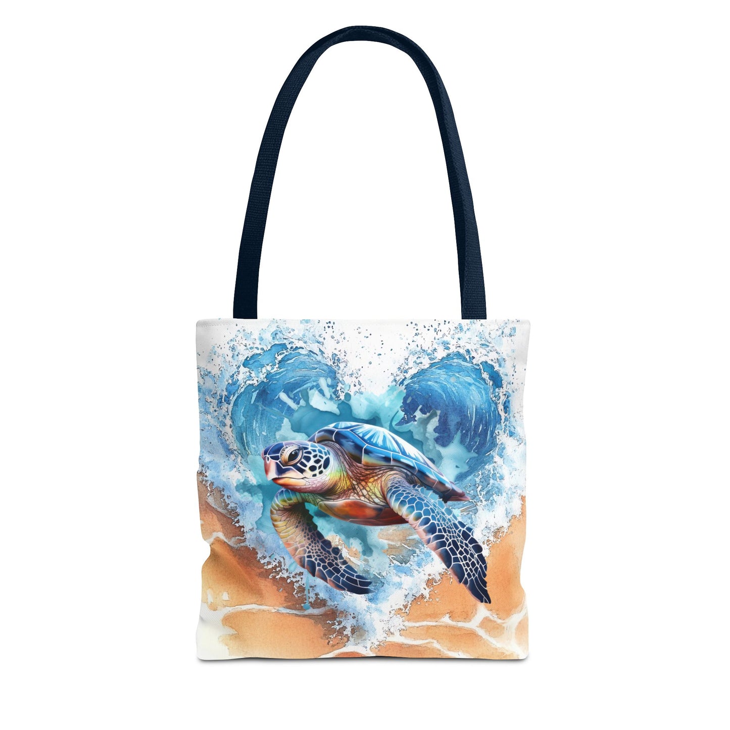 Ocean Turtle Tote Bag - Eco-Friendly, Beach Vibes, Summer Gift, Sea Life Accessory, Environmental Awareness