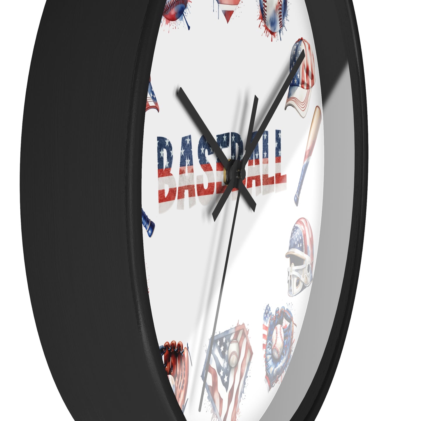 Baseball Theme Wall Clock - Sports Decor Gift for Baseball Lovers