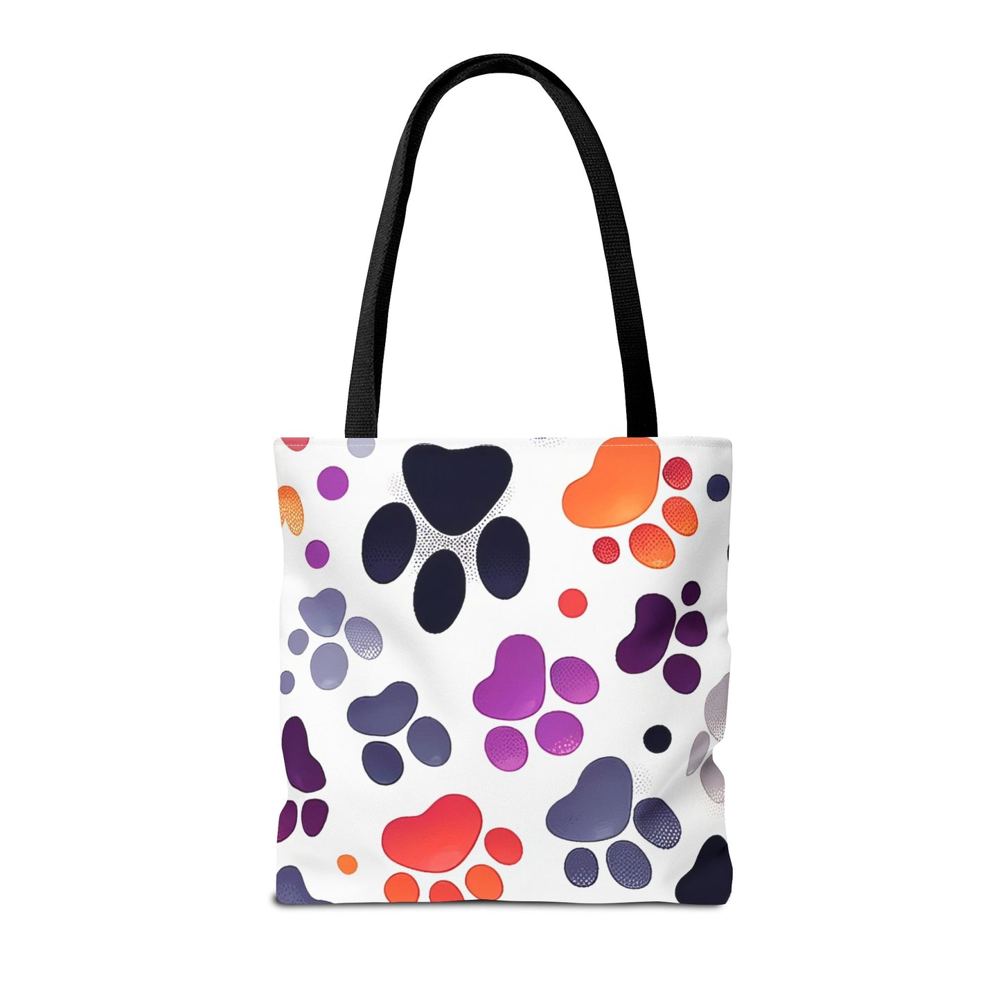 Paw Print FashionableTote Bag (AOP), Stylish, Animal Lovers, Pet Lovers, Great Gift Idea for Birthdays, Holidays or Any Occasion for Anyone