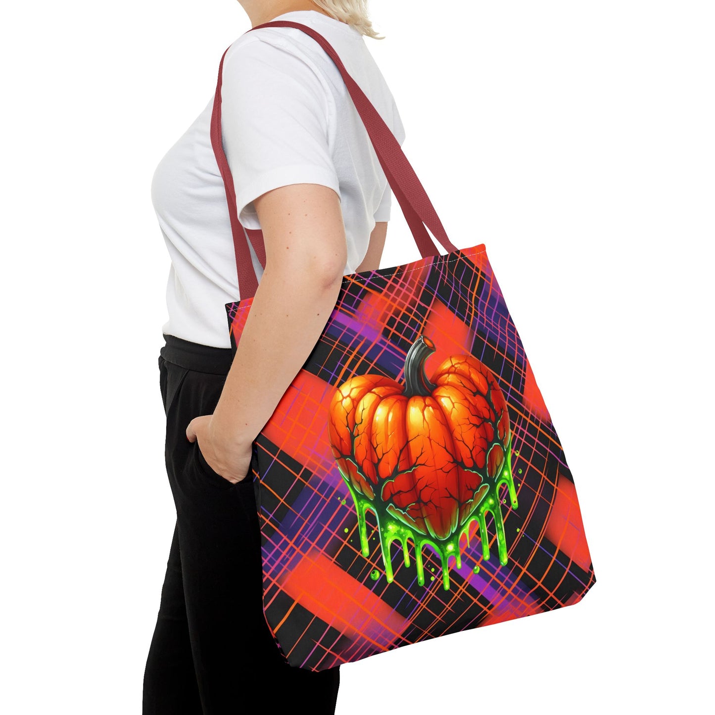 Fashionable Halloween Theme Tote Bag (AOP), Stylish For Everyday, Perfect Tote Bag for Halloween Lovers,  For Anyone