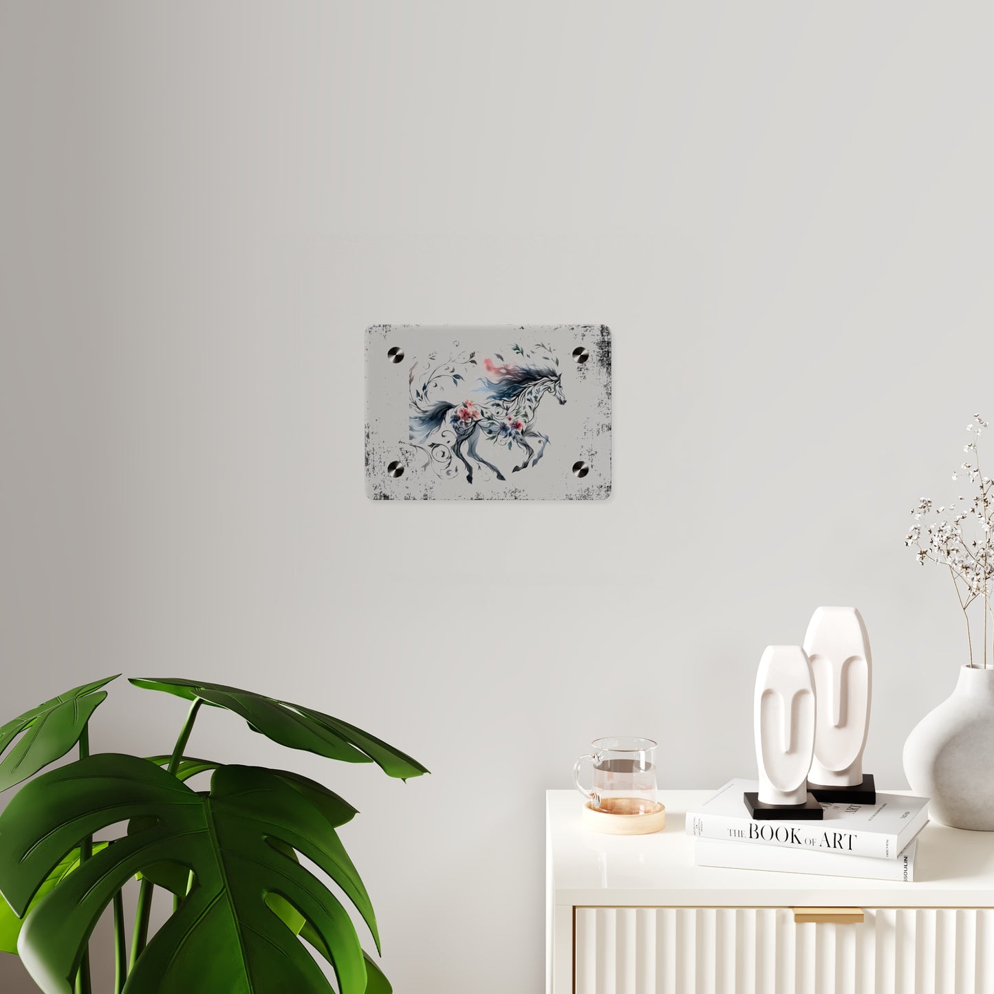 Celestial Horse Acrylic Wall Art Panel - Ethereal Home Decor