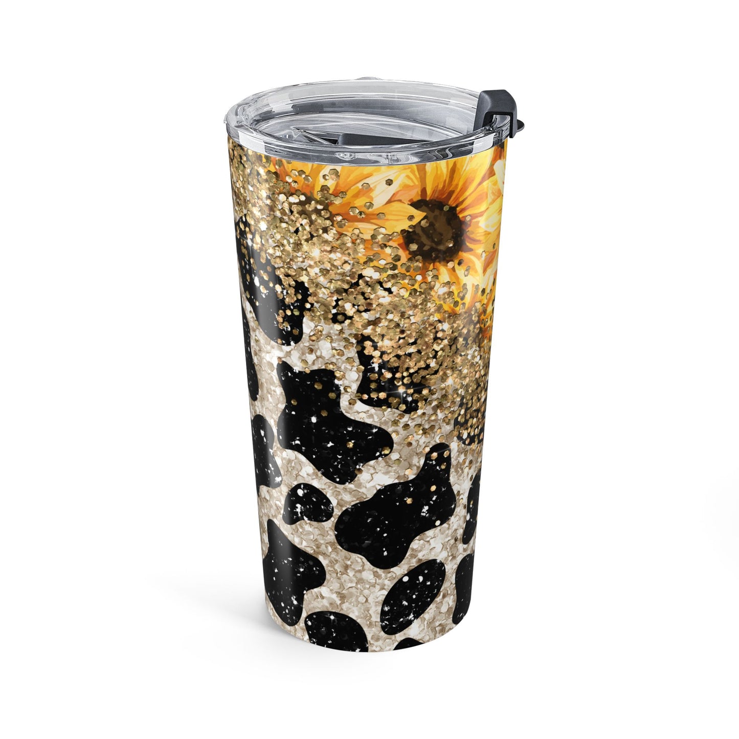 Sunflower Cow Tumbler 20oz - Cheerful Gift for Any Occasion