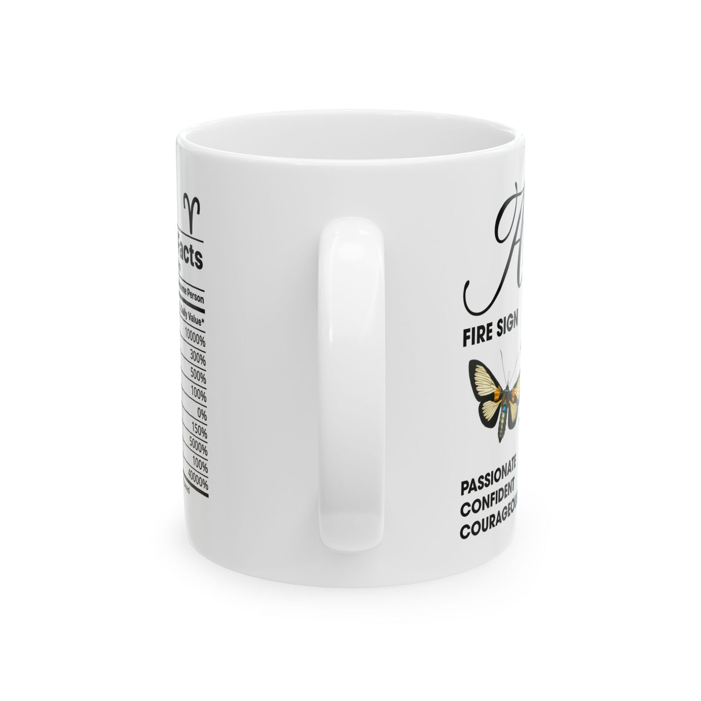 Zodiac Aries Ceramic Coffee Mug (11oz, 15oz) - Astrology Gift for Star Sign Lovers