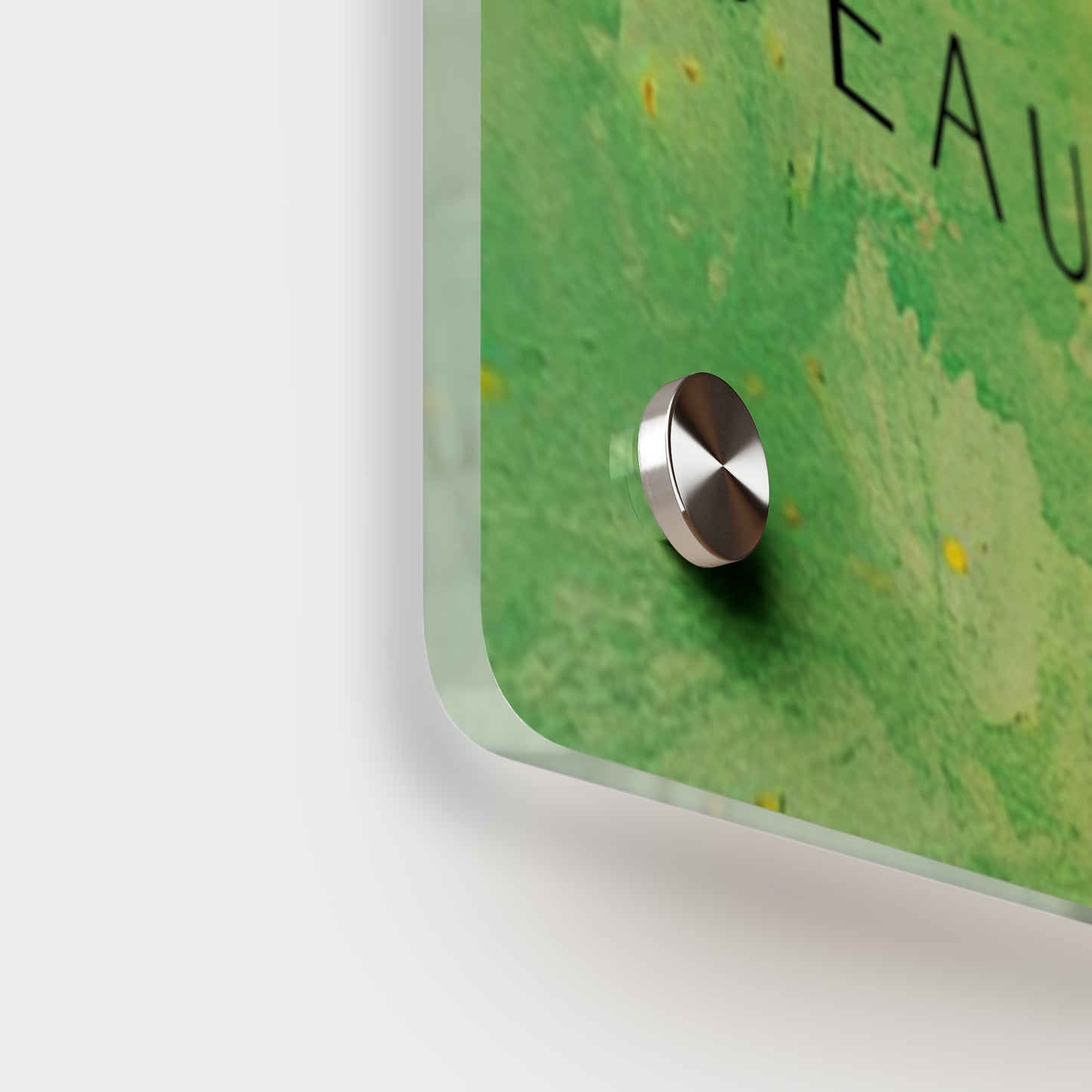 Beautiful Soul Acrylic Wall Art Panel with Sunflower Design