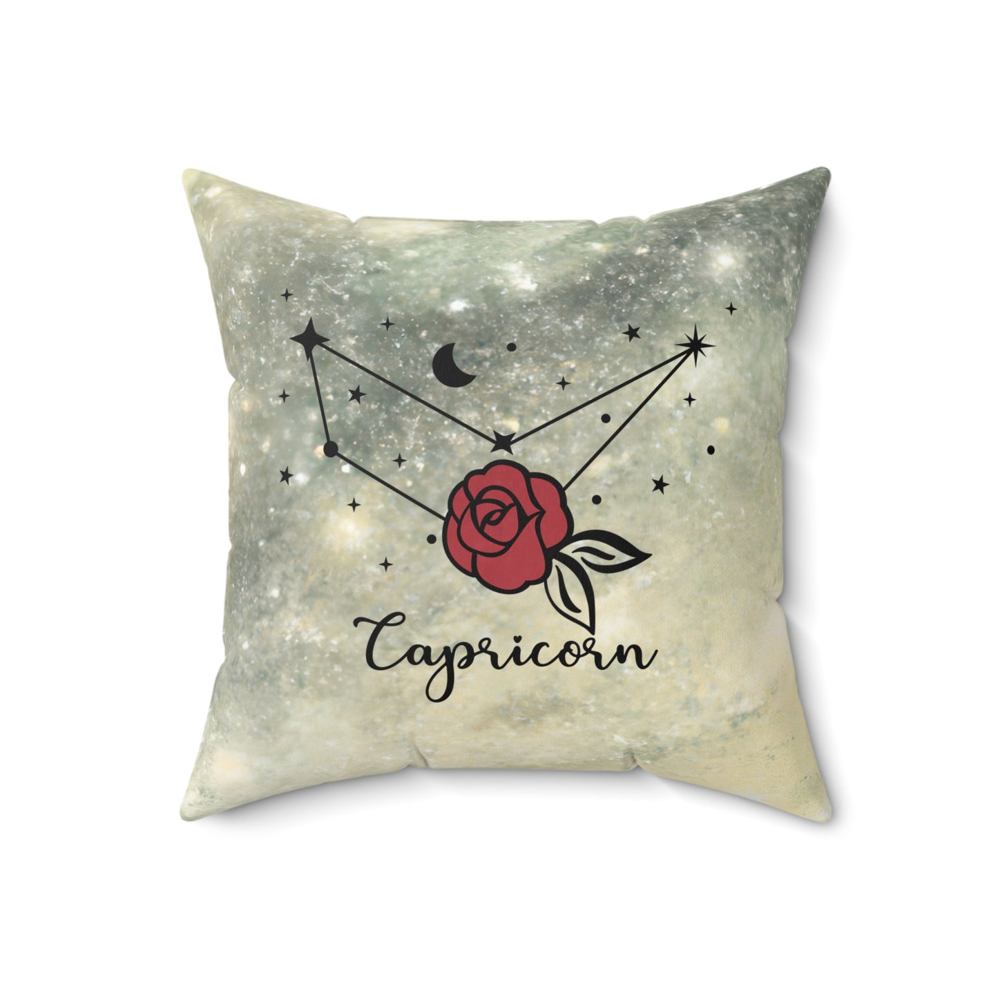Capricorn Zodiac Pillow | Celestial Decor, Astrology Gift, Home Accent, Horoscope Cushion, Starry Night Pillow