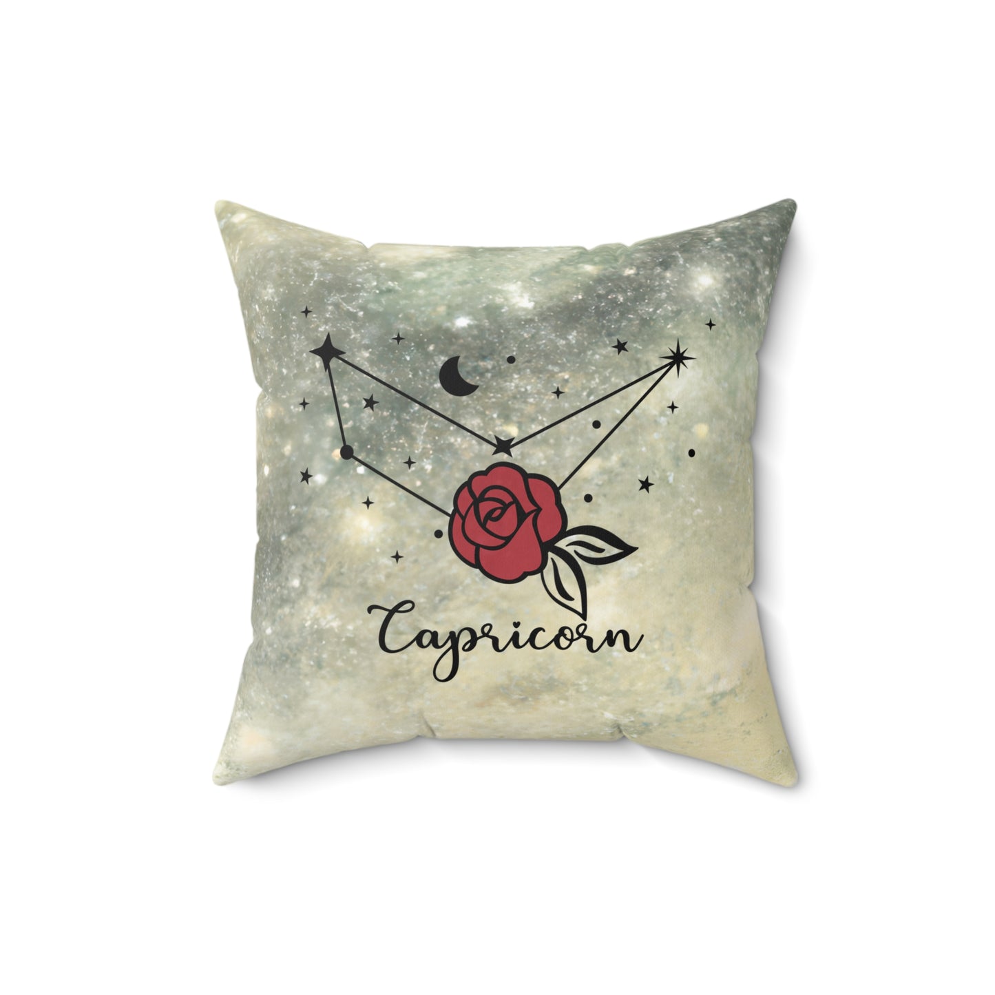 Capricorn Zodiac Pillow | Celestial Decor, Astrology Gift, Home Accent, Horoscope Cushion, Starry Night Pillow