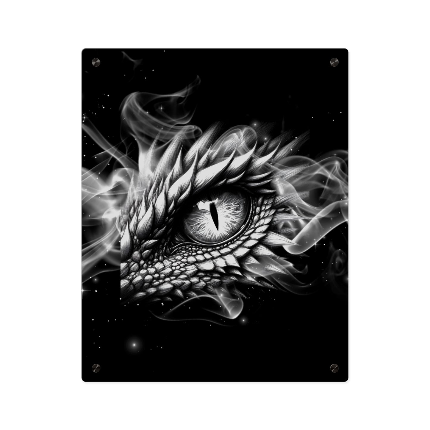 Mystical Dragon Eye Acrylic Wall Art Panels - Home Decor for Fantasy Lovers