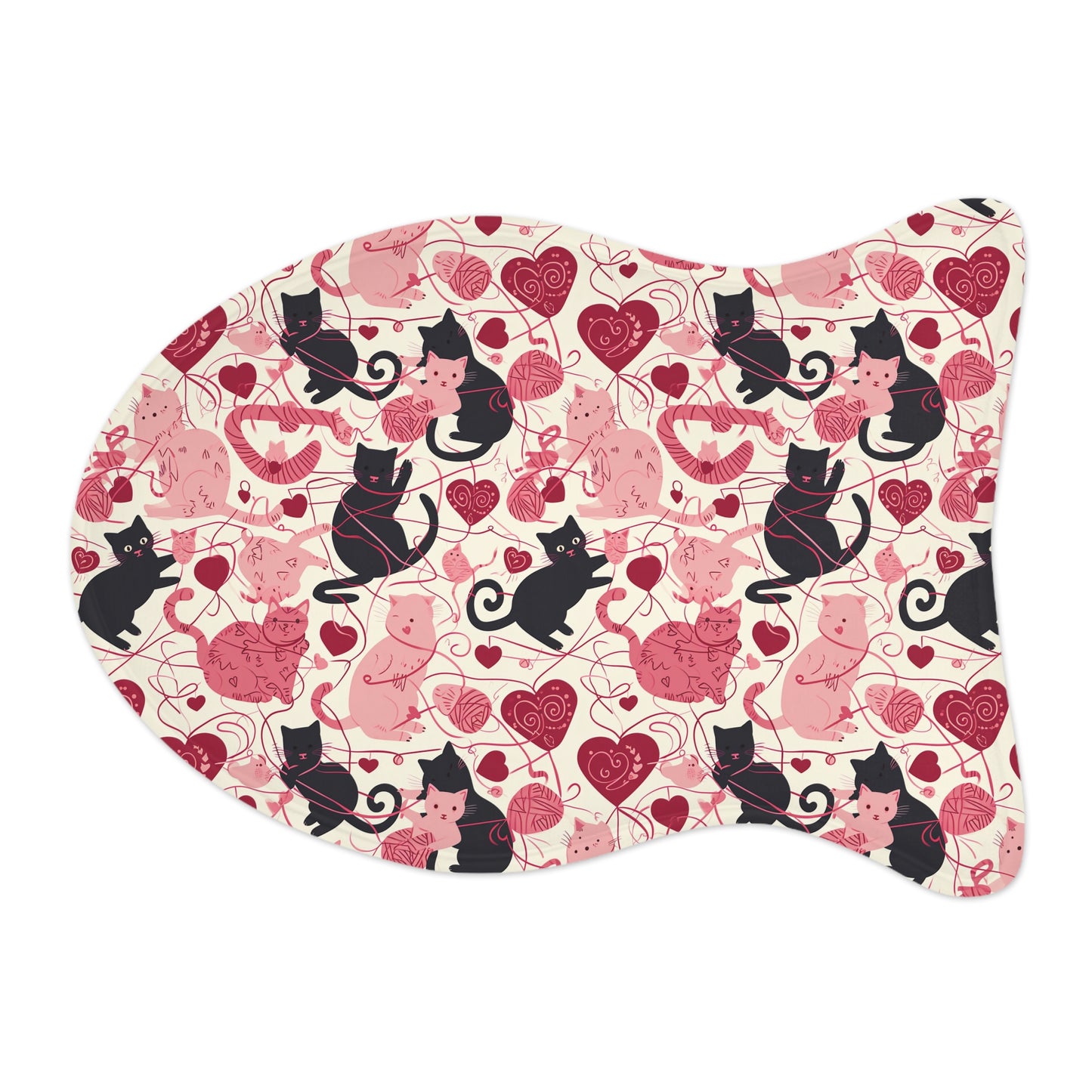 Cute Cat and Dog Feeding Mat, Pet Feeding Mats, Playful Design, Ideal for Cats and Dogs, Pet Lovers, Home Decor, Gift Idea
