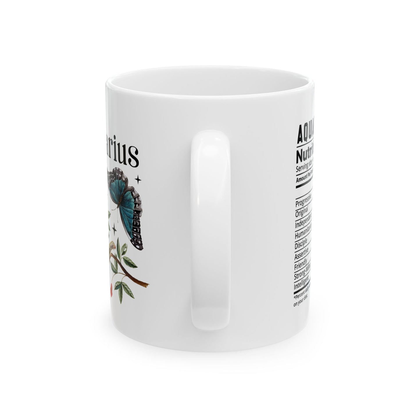 Zodiac Aquarius Ceramic Mug (11oz & 15oz) - Astrology Gift for Star Sign Lovers