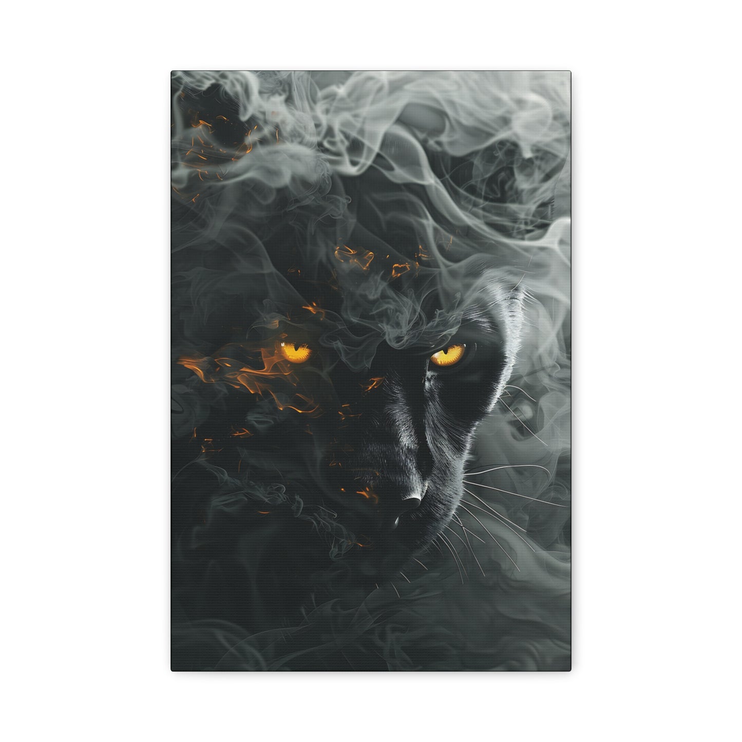 Mystical Panther Canvas Wall Art - 1.25" Stretched Wall Decor