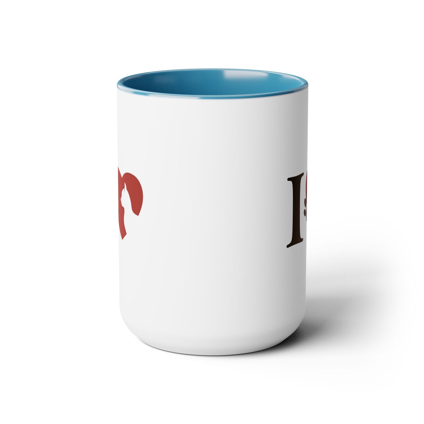 Pet Cat Theme Two-Tone Coffee Mugs, 15oz, Animal Lovers,  Cat Lover Quote, Pet Lovers, Coffee, Tea, Hot Chocolate Lovers, Gift Idea for Any Occasion