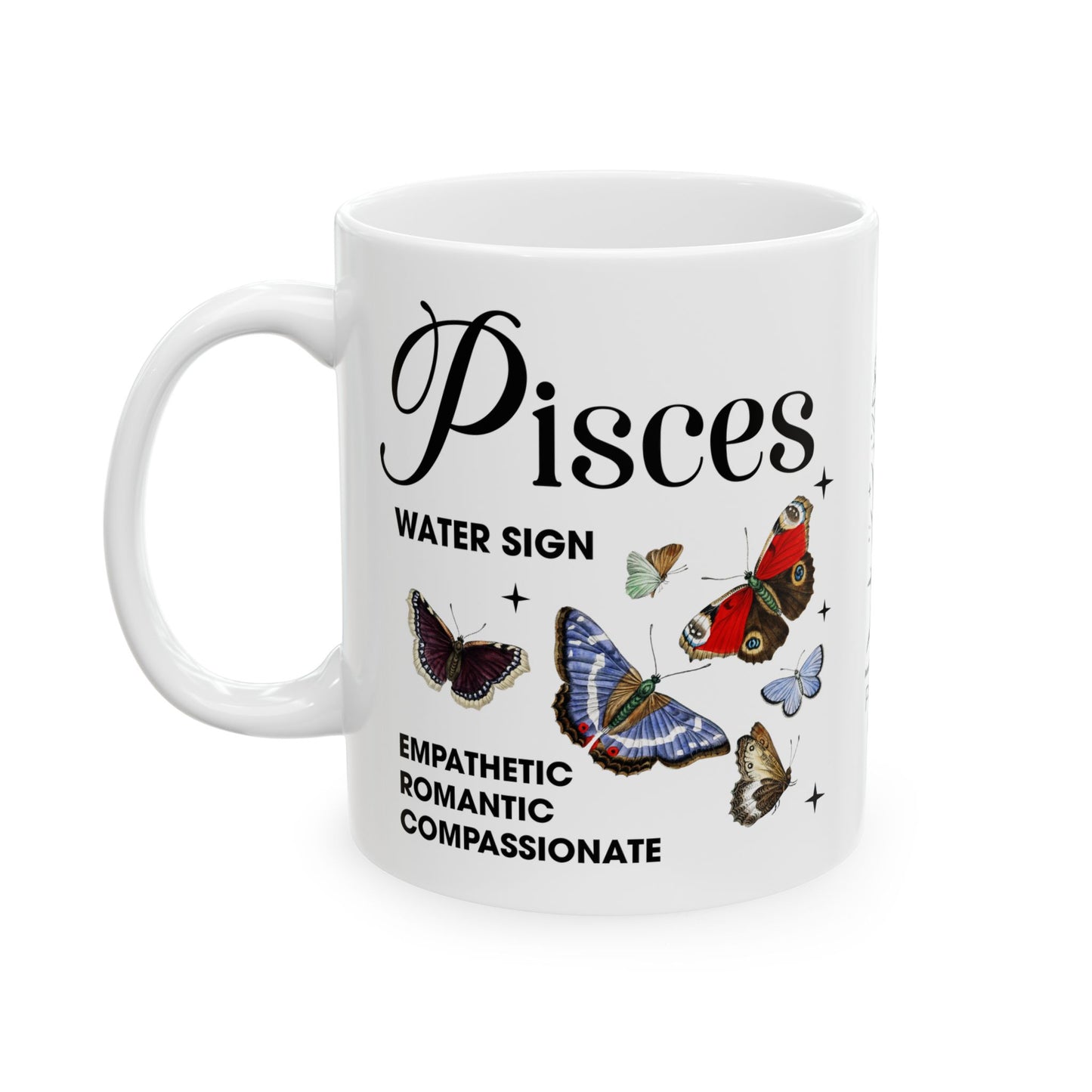 Pisces Zodiac Ceramic Mug (11oz & 15oz) – Astrology Gift for Horoscope Lovers