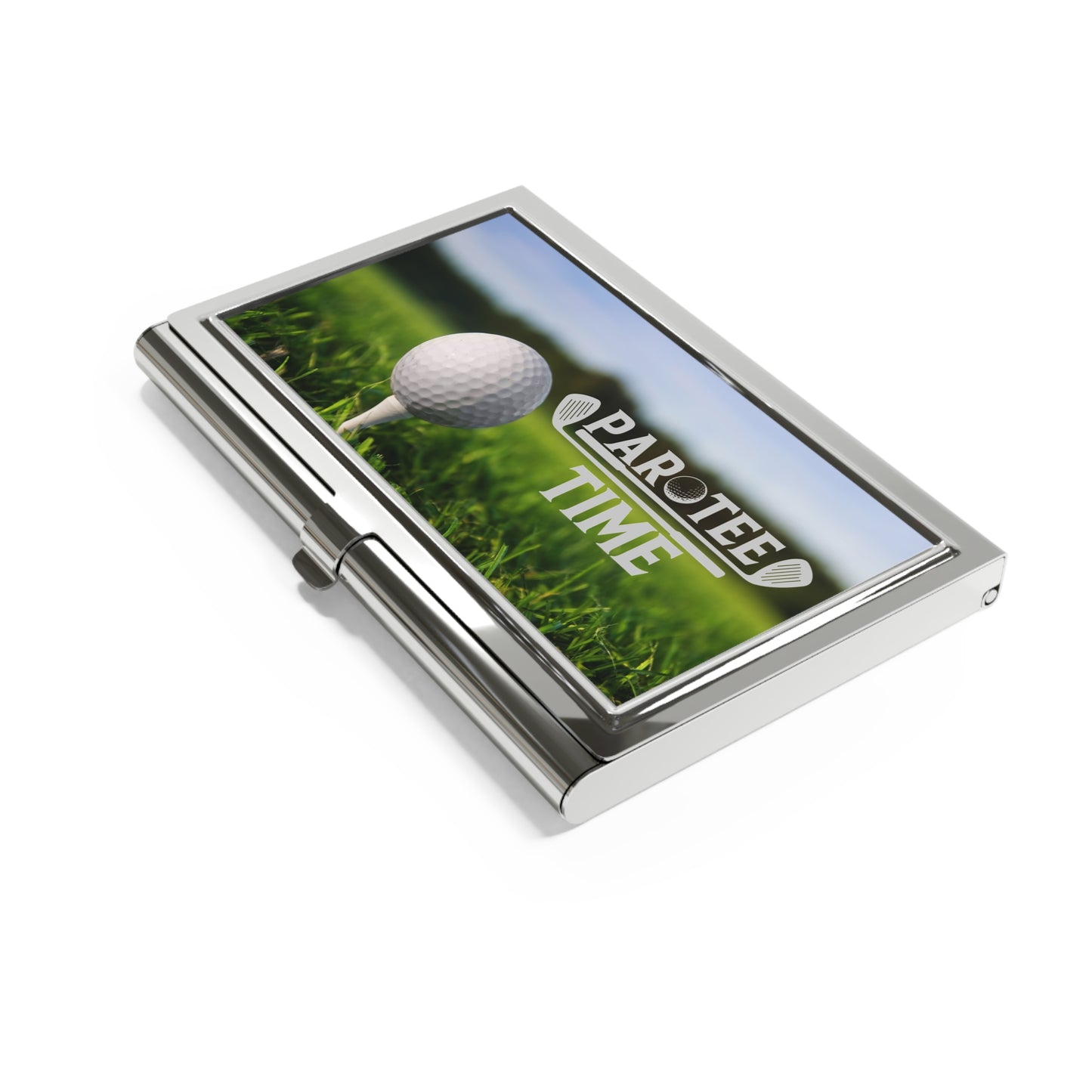 Golf 'Par Tee Time' Business Card Holder