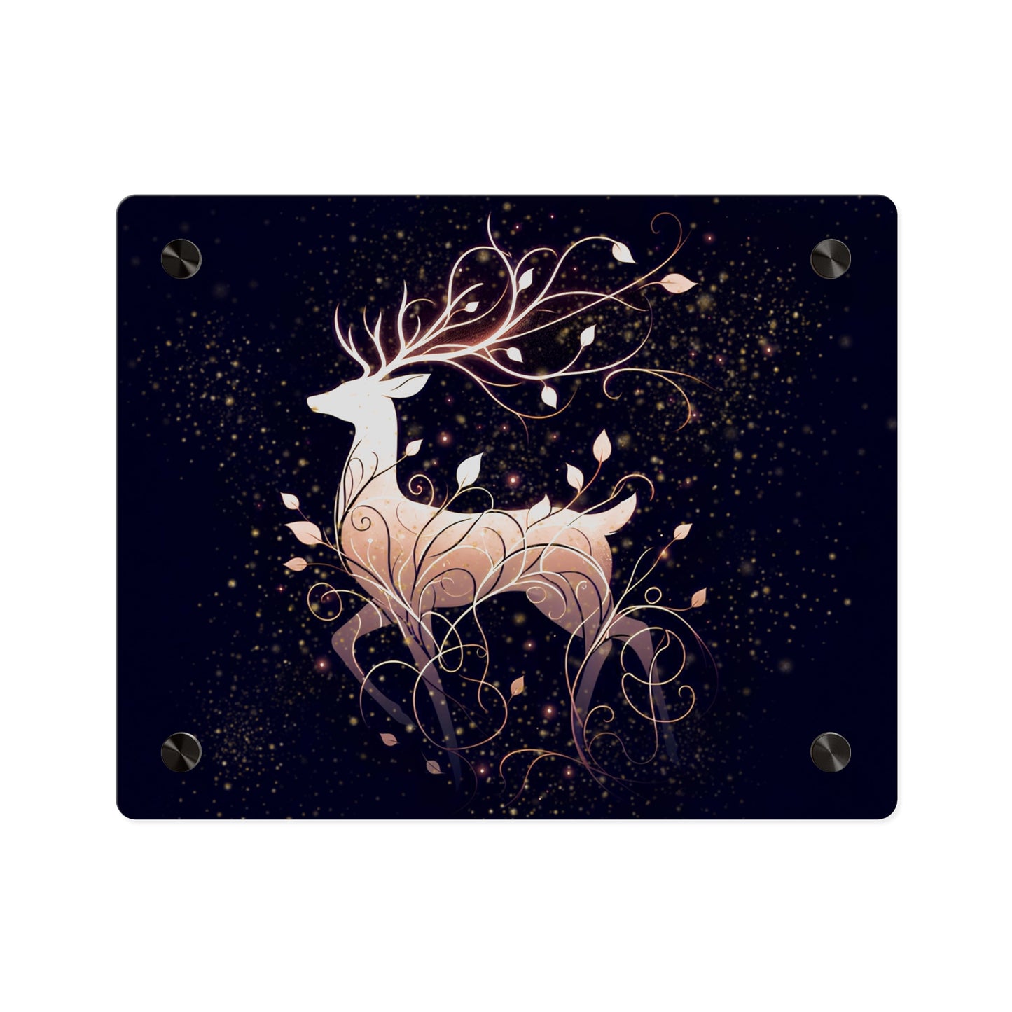 Elegant Deer Acrylic Wall Art Panel - Nature-Inspired Home Decor