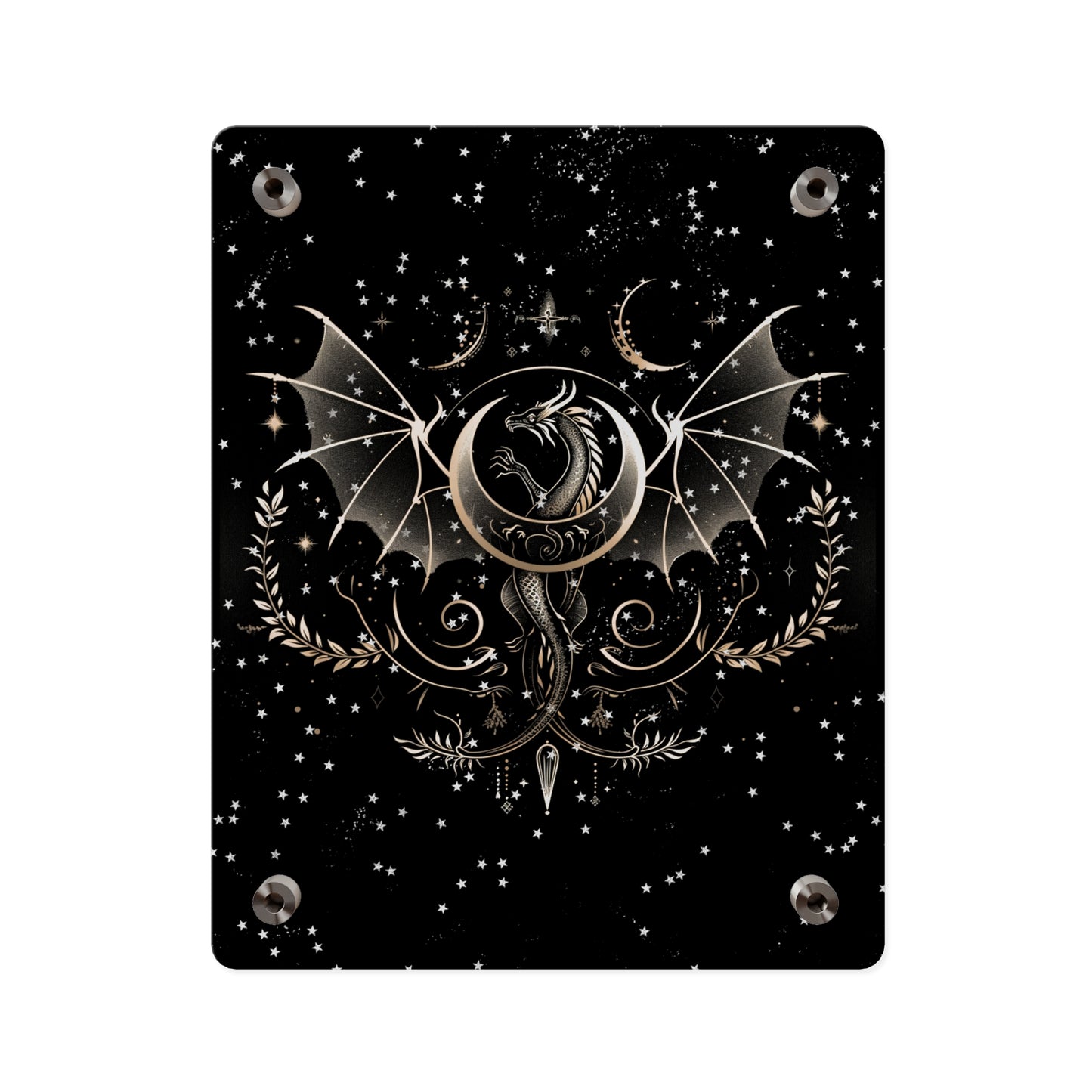 Mystical Dragon Acrylic Wall Art Panels - Celestial Decor for Fantasy Lovers
