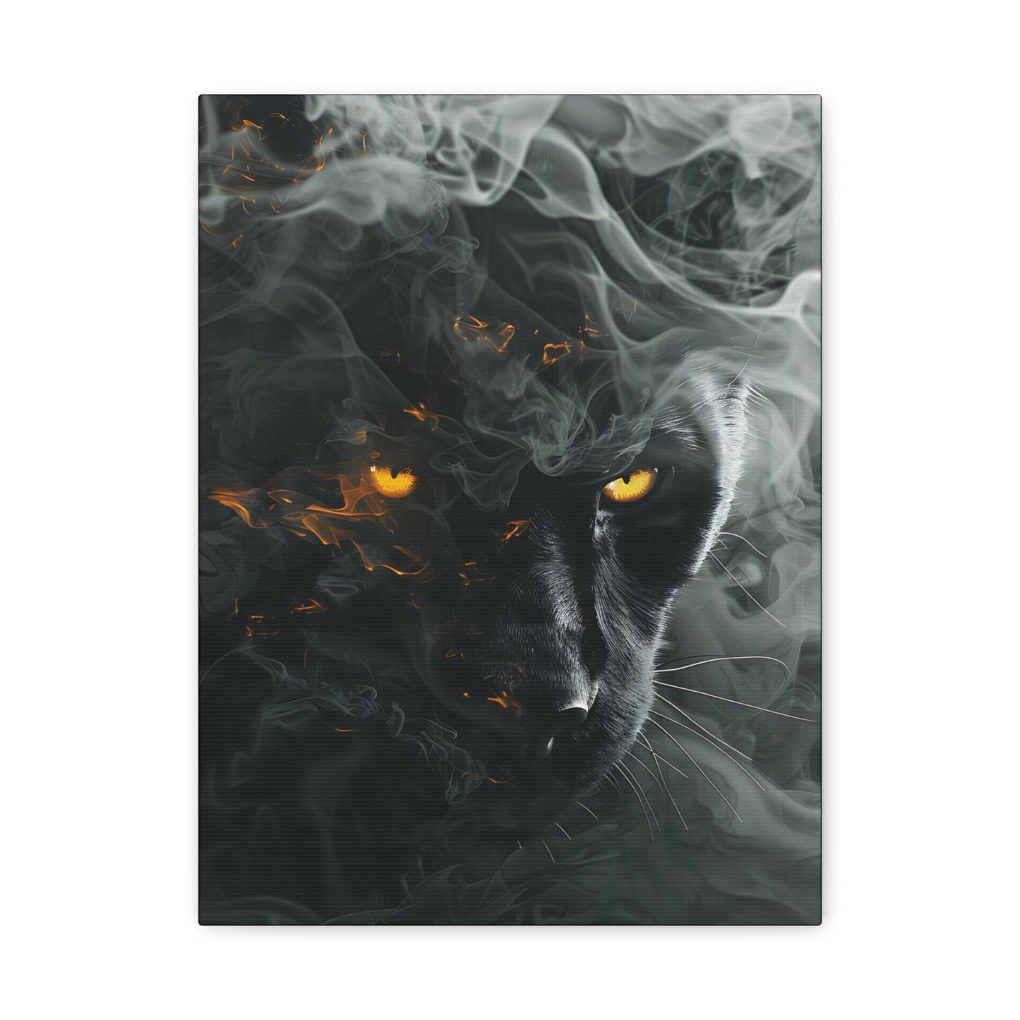 Mystical Panther Canvas Wall Art - 1.25" Stretched Wall Decor