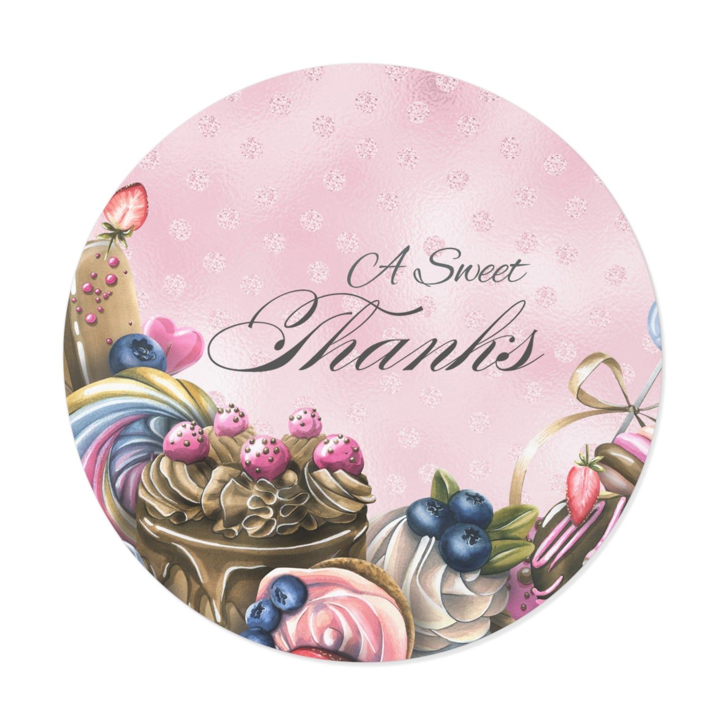 Wedding Vinyl Stickers, Wedding Favors, Event Decor, Custom Party Stickers, Sweet Thanks Stickers, Bridal Shower