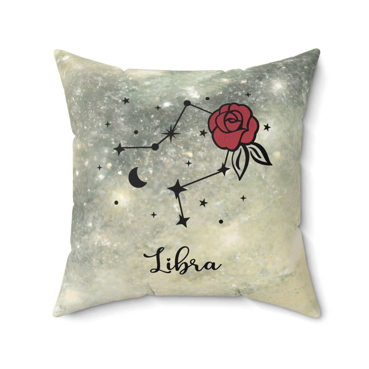 Libra Zodiac Throw Pillow, Astrological Home Decor, Star Sign Cushion, Gift for Astrology Lovers, Celestial Decor