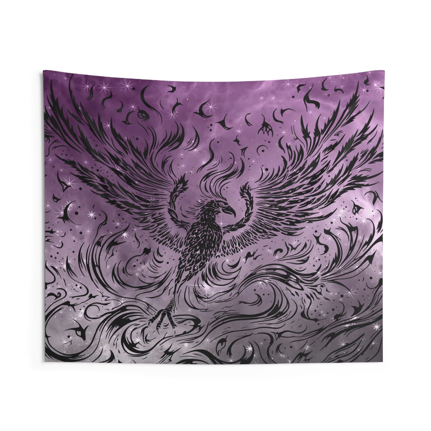 Mystical Phoenix Wall Tapestry - Bohemian Decor, Bedroom Wall Art, Festival Hangings, Gift for Nature Lovers, Ethereal Home Accent