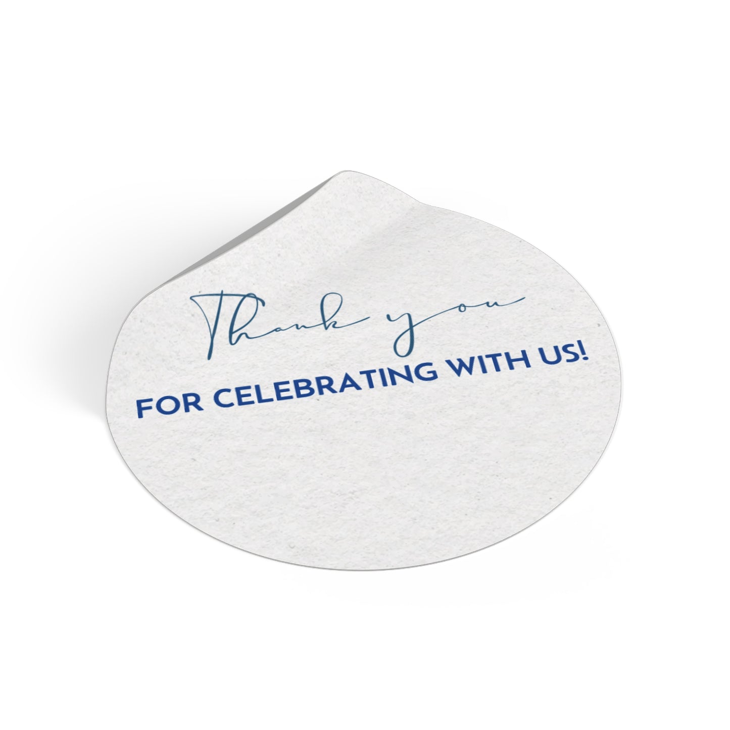 Thank You Celebration Stickers, Custom Wedding Favors, Personalized Party Decor, Event Stickers, Stylish Thank You Notes