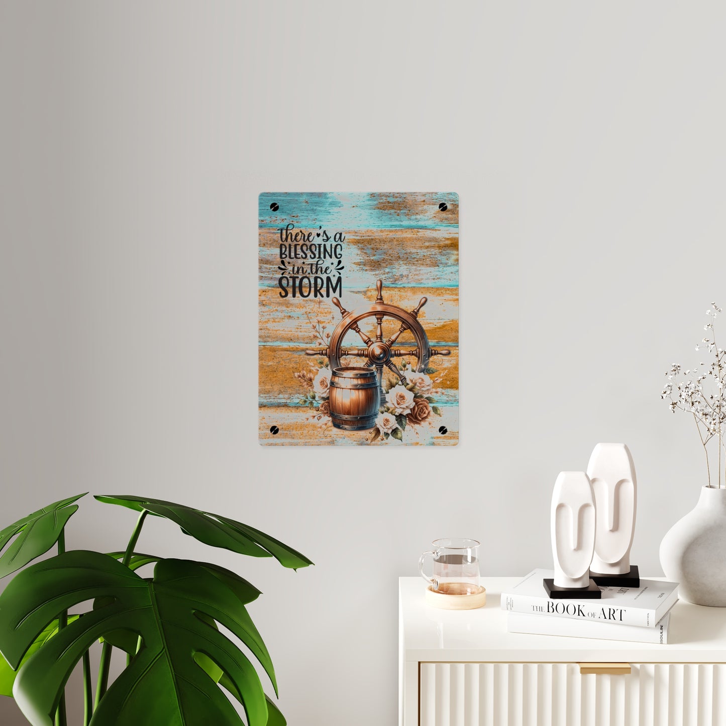 Nautical Blessings Acrylic Wall Art Panel - Inspiring Home Decor