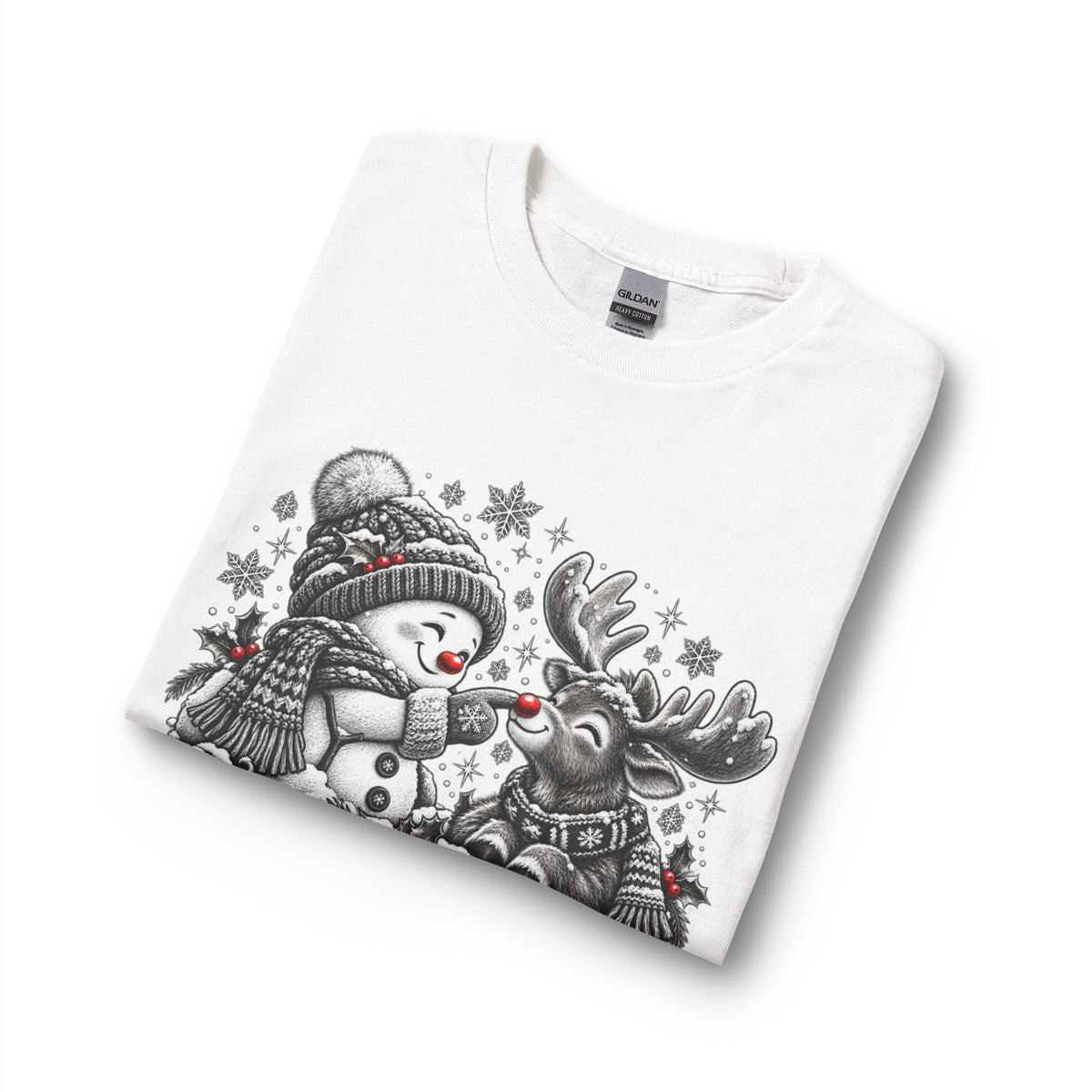 Snowy Boops Merry Smiles Christmas Long Sleeve T-Shirt