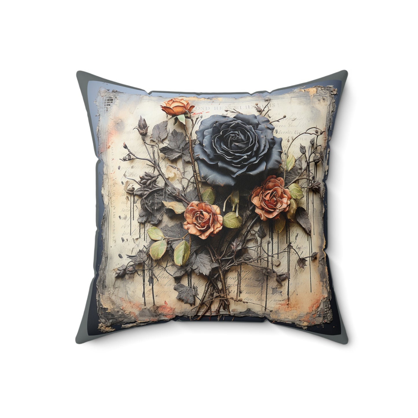 Chic Floral Throw Pillow, Decorative Couch Cushion, Boho Home Decor, Gift for Her, Cozy Living Room Accent