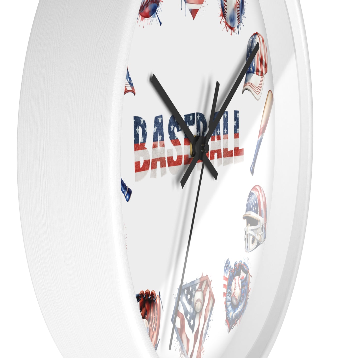 Baseball Theme Wall Clock - Sports Decor Gift for Baseball Lovers