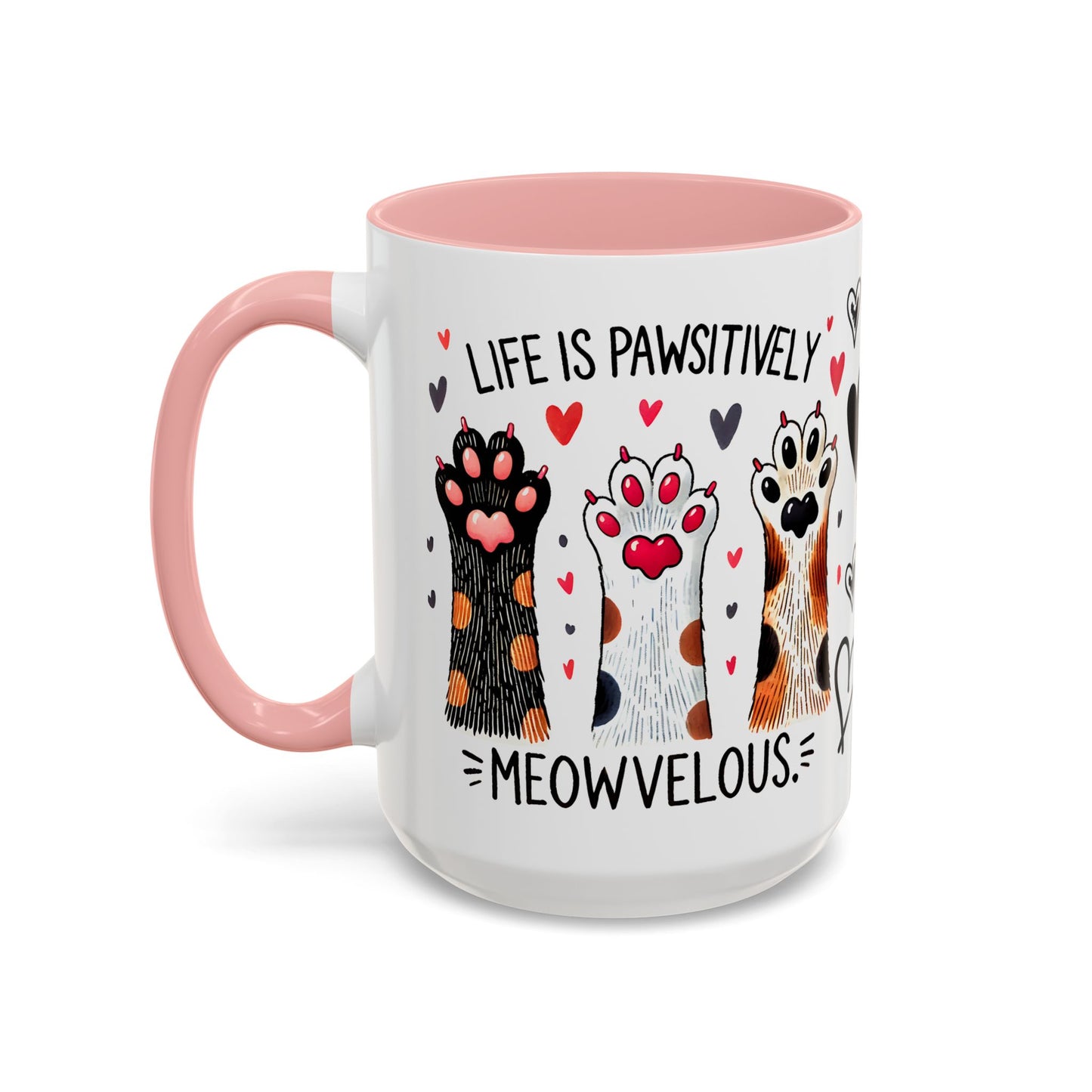Coffee Mug - Humorous Stylish Cat Saying Mug, Gift Mug for Cat Lovers, Animal Lover Gift Idea, Housewarming Gift