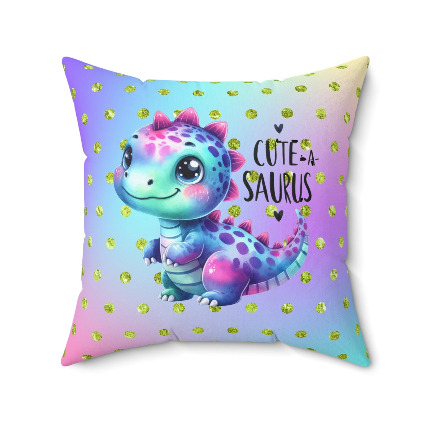 Cute Dinosaur Pillow, Cute Saurus Decor, Kid's Room Accessories, Fun Home Decor, Gift for Kids