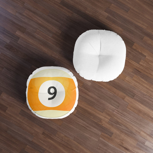 Billard Ball Tufted Floor Pillow, Home or Office Decor, Accent for Billard Room or Any Room, Great Housewarming or Any Occasion Gift Idea for Anyone