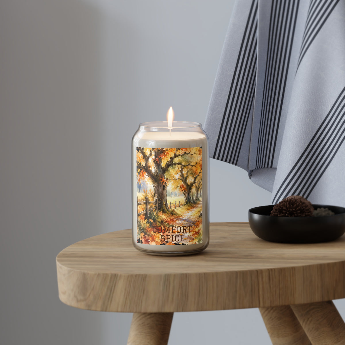Scented Soy Candles (3) Scents; 13.75oz  - Comfort Spice Autumn Forest, Sea Breeze, Vanilla Bean