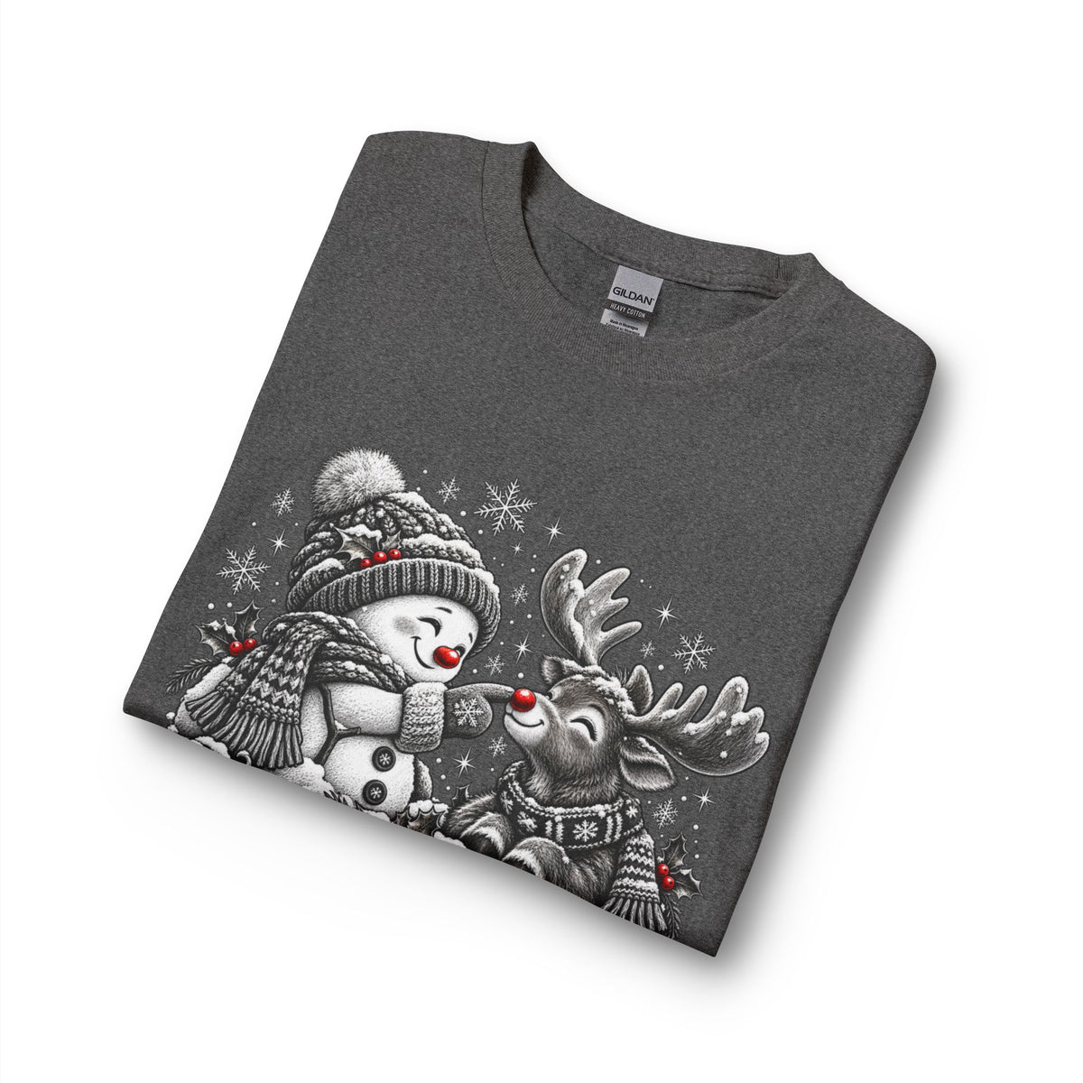Snowy Boops Merry Smiles Christmas Long Sleeve T-Shirt