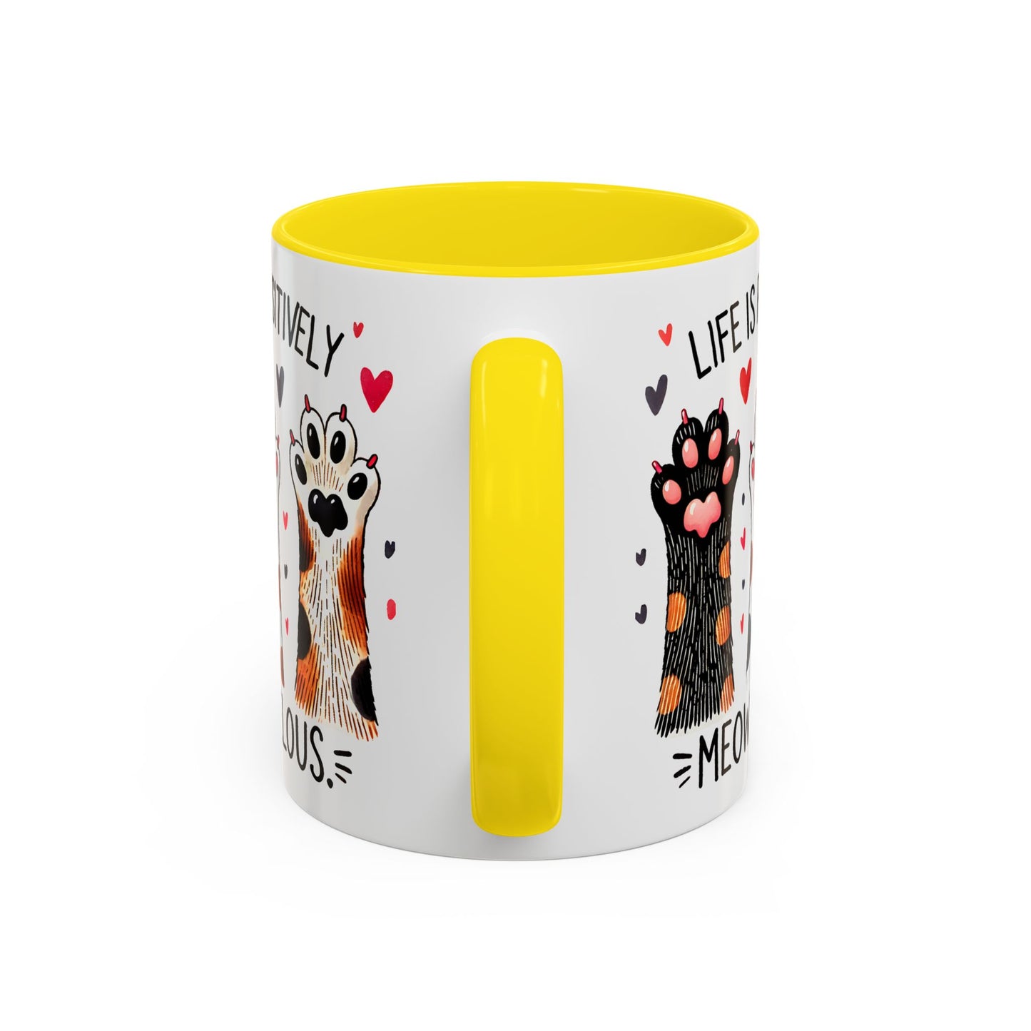 Coffee Mug - Humorous Stylish Cat Saying Mug, Gift Mug for Cat Lovers, Animal Lover Gift Idea, Housewarming Gift